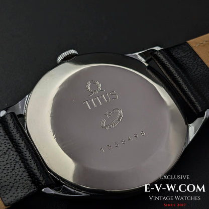 Titus Dresswatch Mod 2000 Non-Magnetic / Honey comb dial /Cal1120 /Vintage1950s