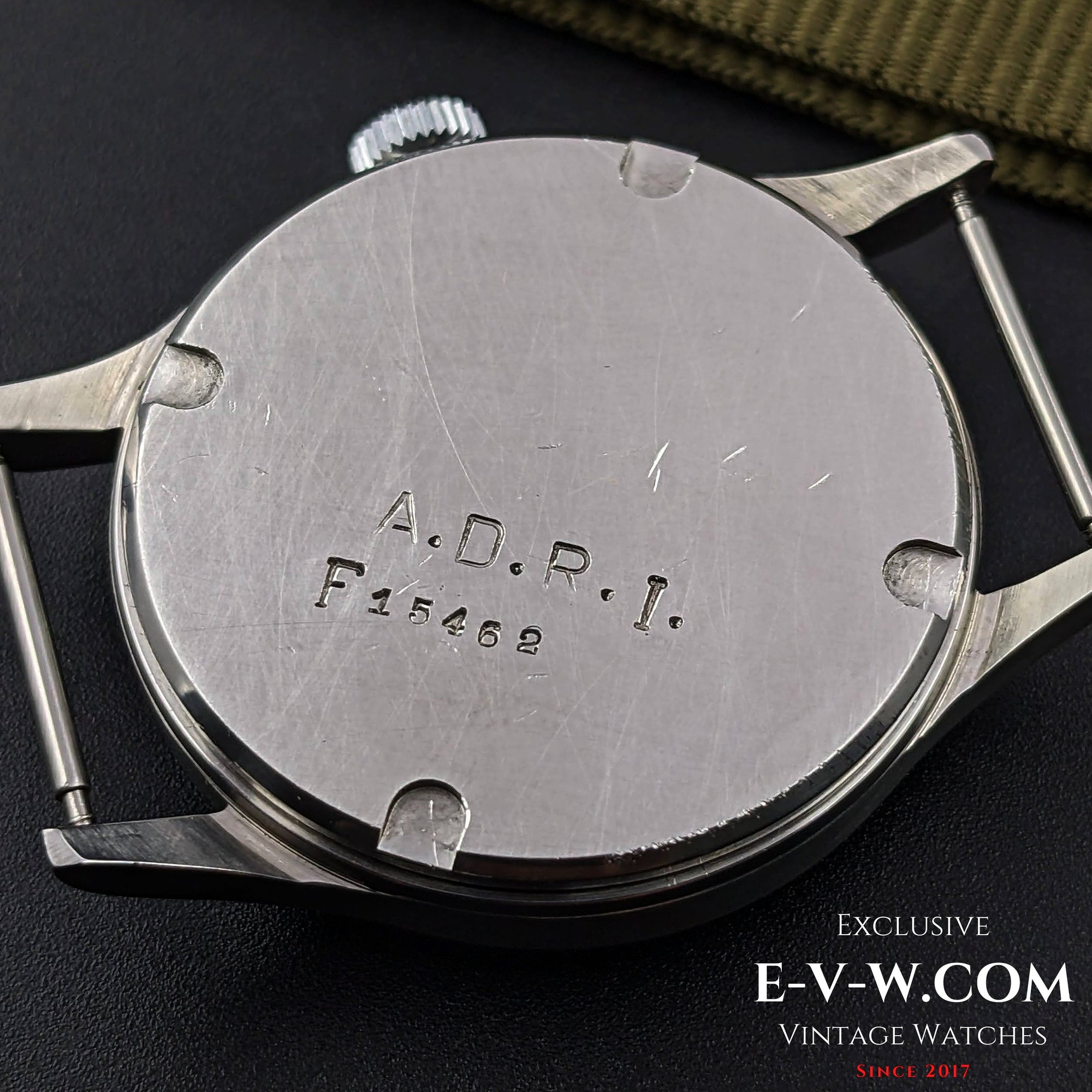Rarissimo Jaeger LeCoultre Military ADRI (Esercito della Repubblica di Indonesia) Dirty Dozen WWW / Cal 885 / Vintage anni '40