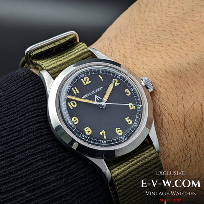Very Rare Jaeger LeCoultre Military A.D.R.I (Army of the Republic of Indonesia) Dirty Dozen W.W.W / Cal 885