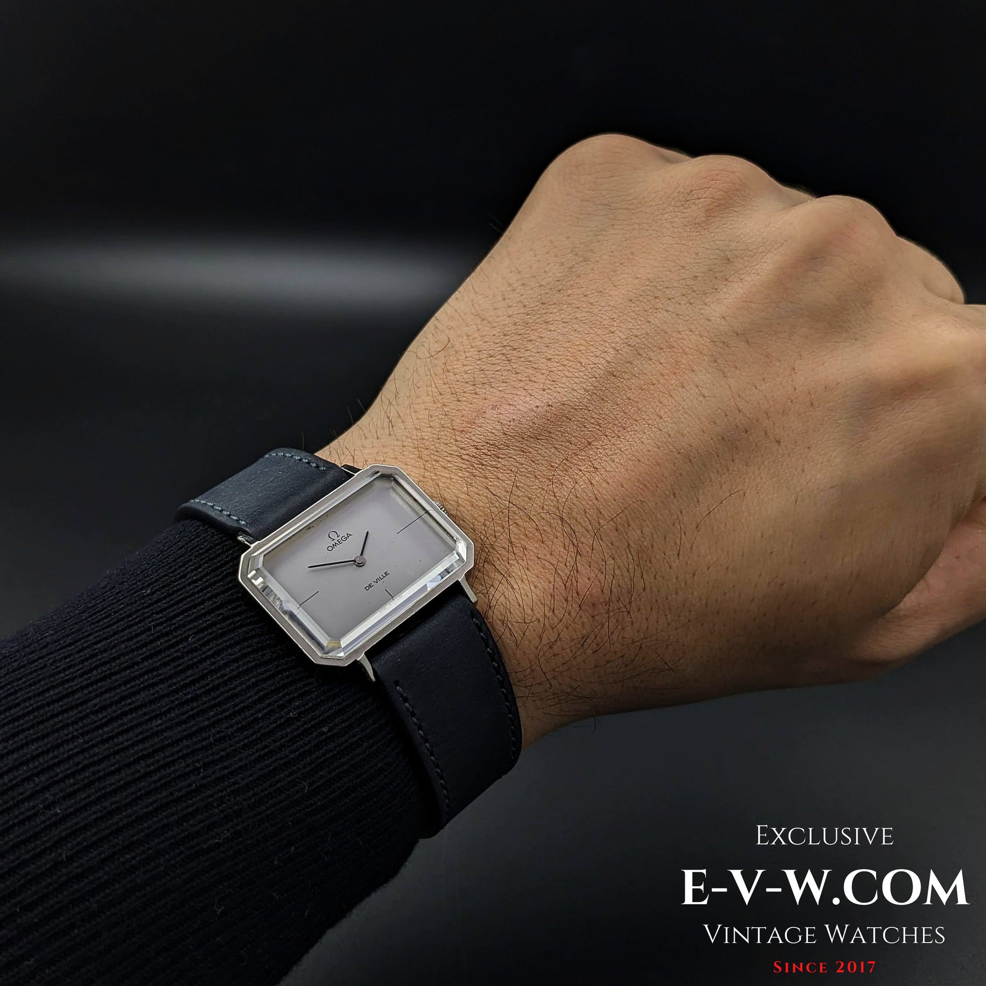 Omega DeVille, einzigartiges facettiertes Glas / Kal. 625 / Vintage 1972