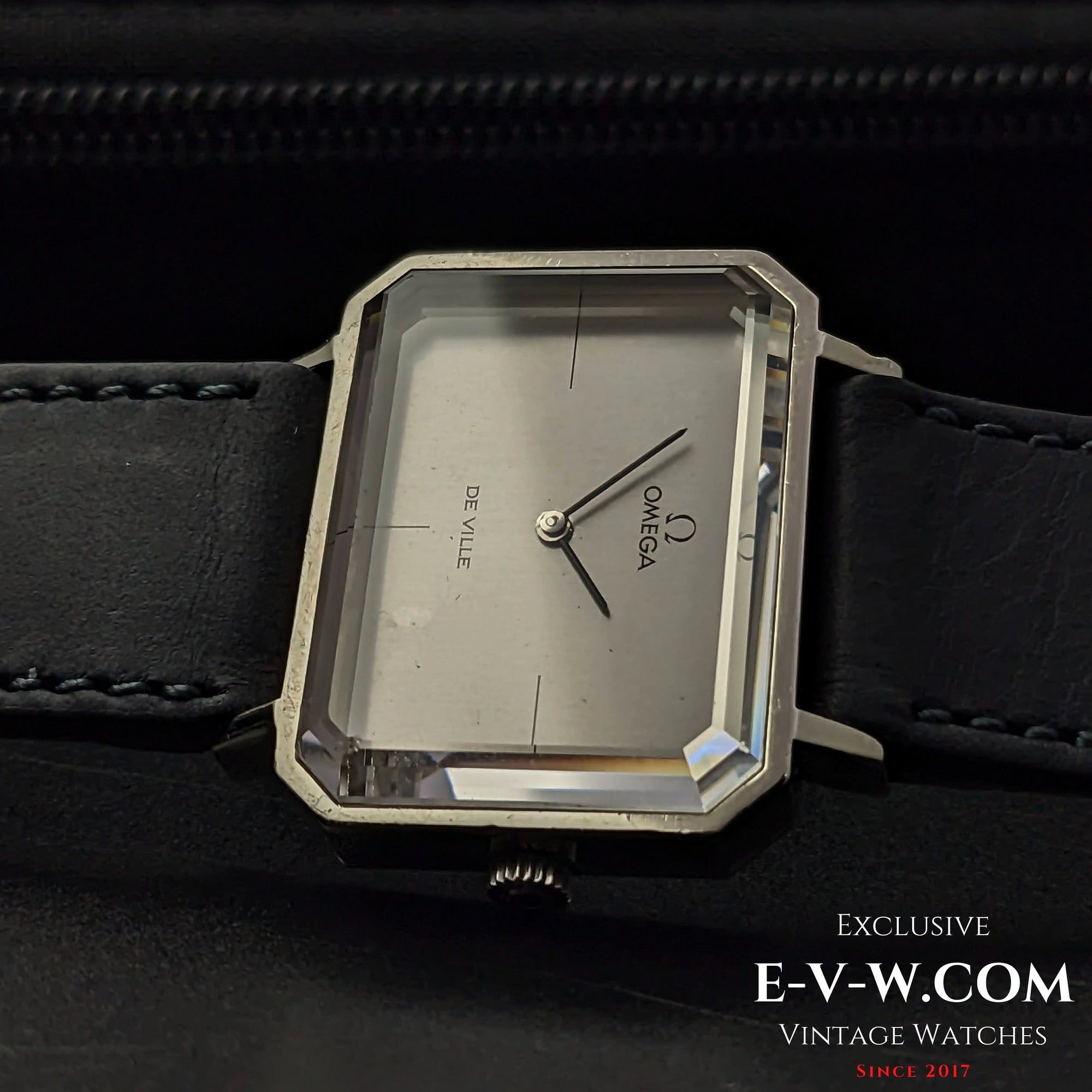 Omega DeVille, einzigartiges facettiertes Glas / Kal. 625 / Vintage 1972