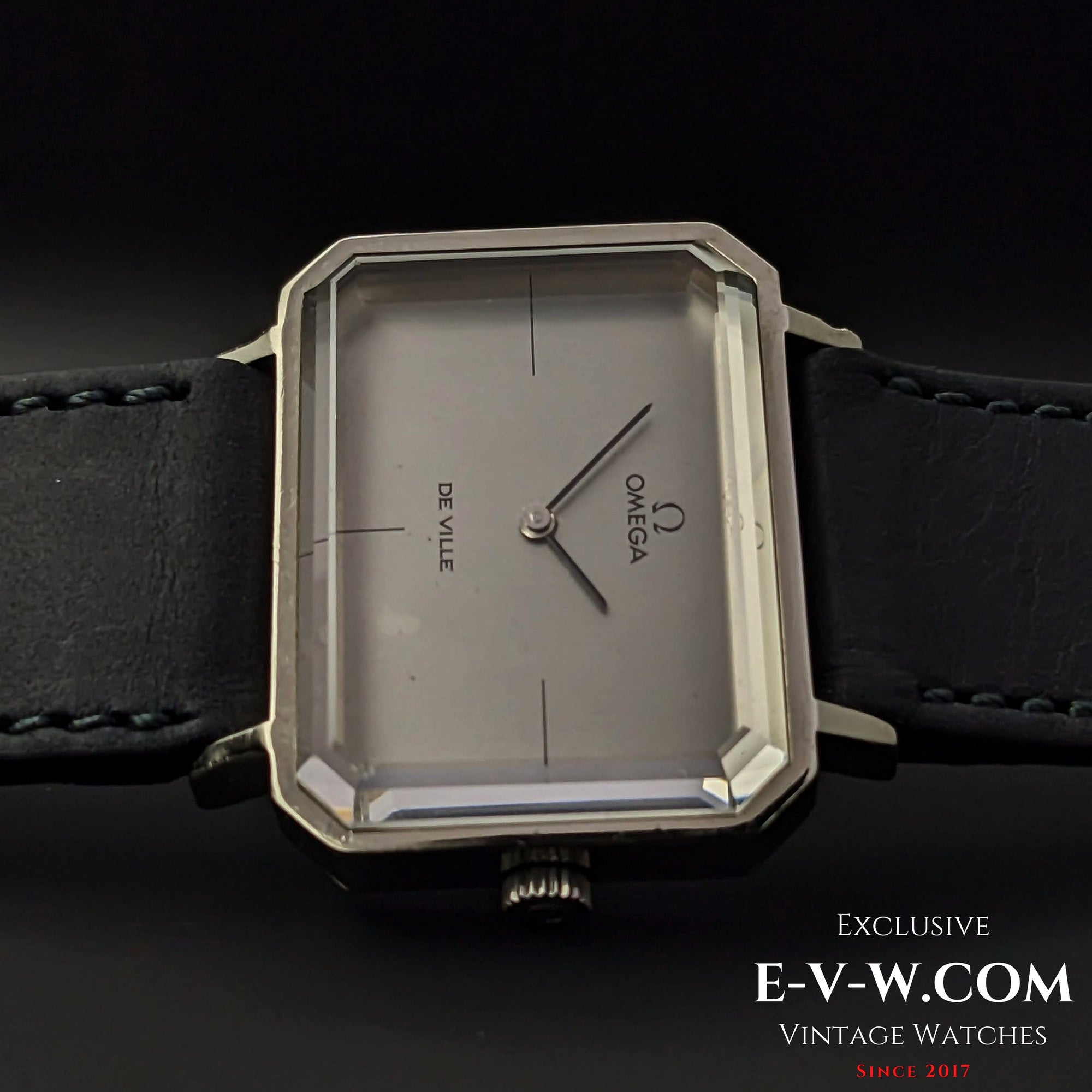 Omega DeVille, einzigartiges facettiertes Glas / Kal. 625 / Vintage 1972