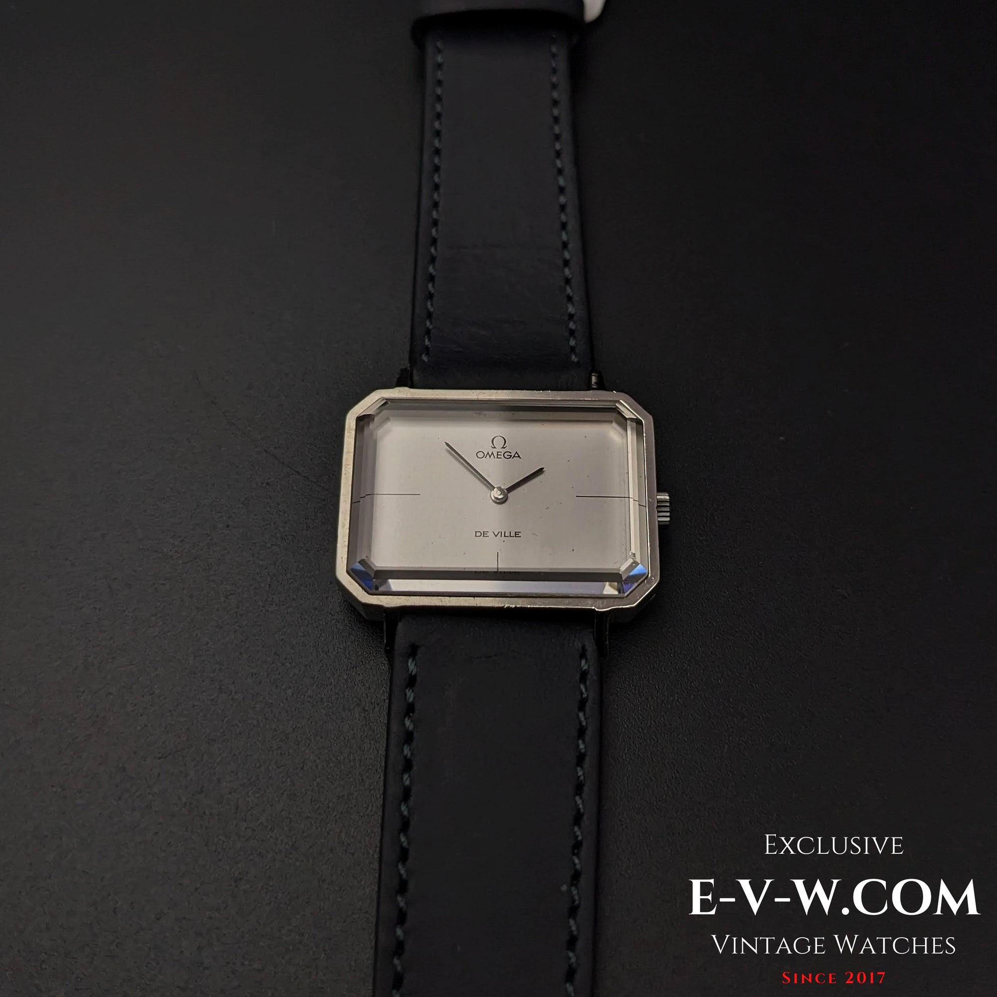 Omega DeVille, einzigartiges facettiertes Glas / Kal. 625 / Vintage 1972