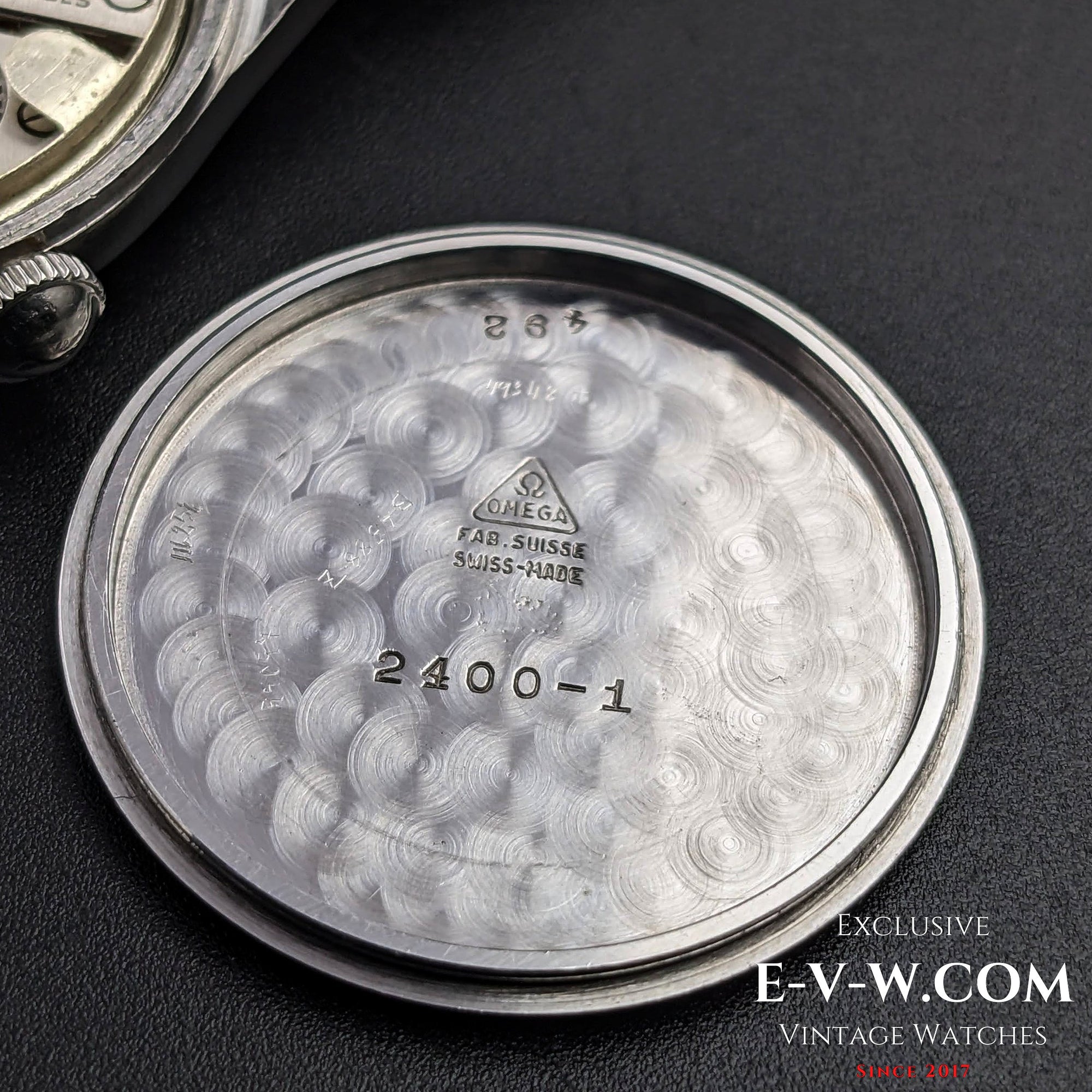 Omega 30T2 PC Sector Dial Calatrava /  Ref 2400 / WWII Vintage 1944