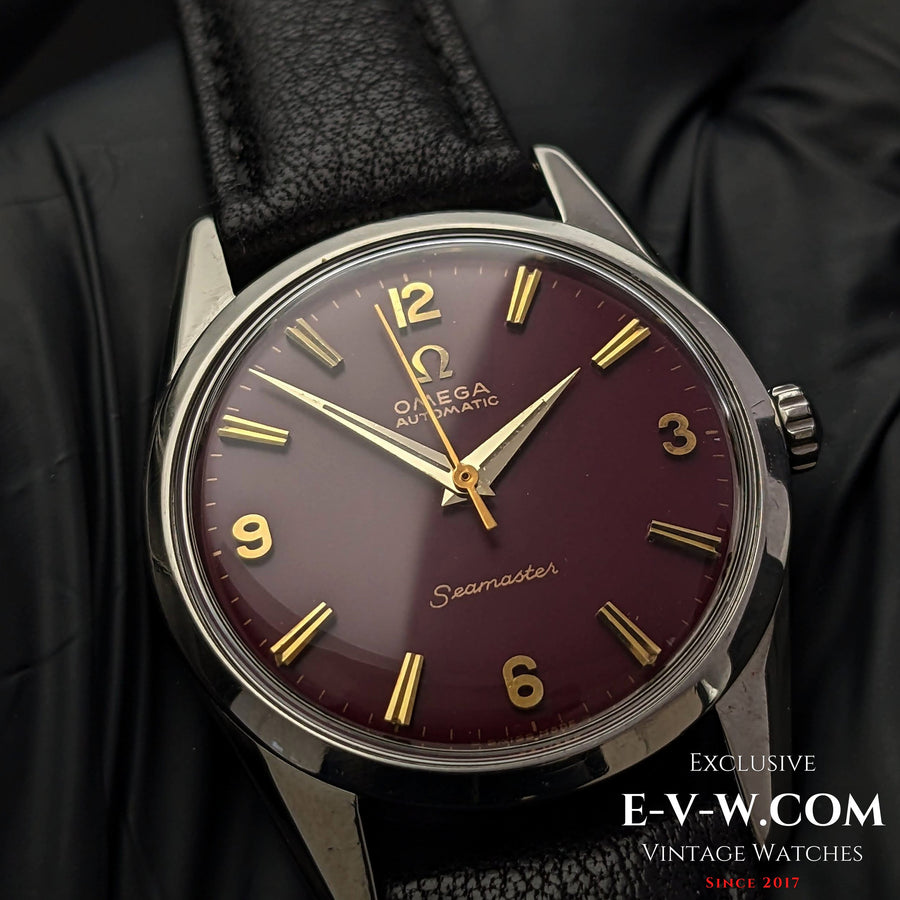 Omega Seamaster Red Dial Automatic  / cal.552 / Ref. 14700 1 SC /  Vintage 1961