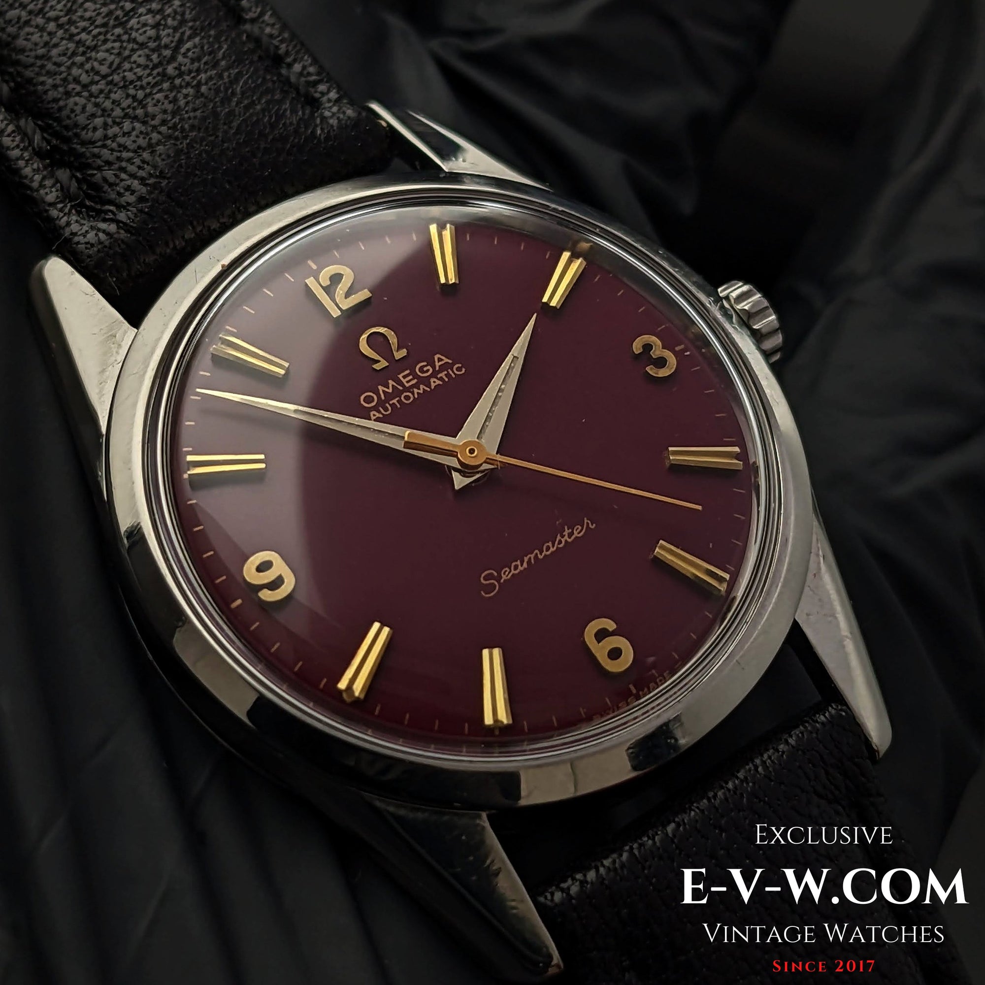 Omega Seamaster Red Dial Automatic  / cal.552 / Ref. 14700 1 SC /  Vintage 1961