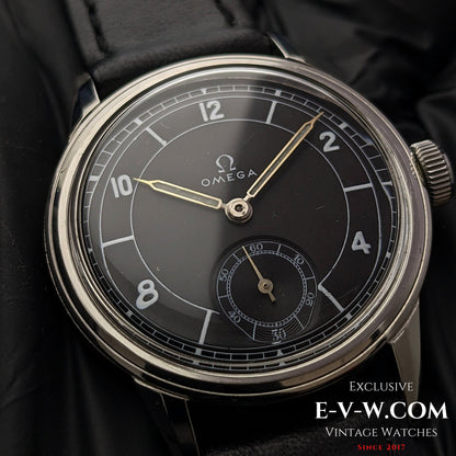 88 Years old  Omega Black Dial  /Rare cal. R17.8 / Vintage 1935