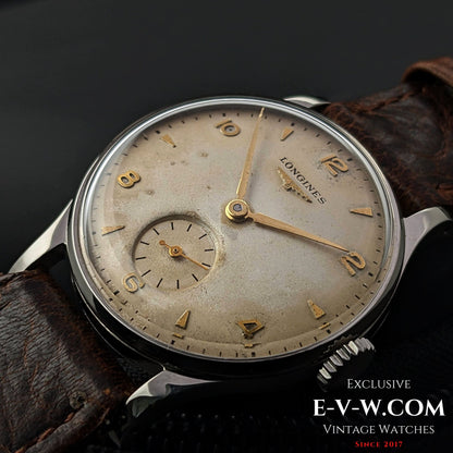 Longines from 1951 with a nice vintage patina on the dila / Cal 12.68Z