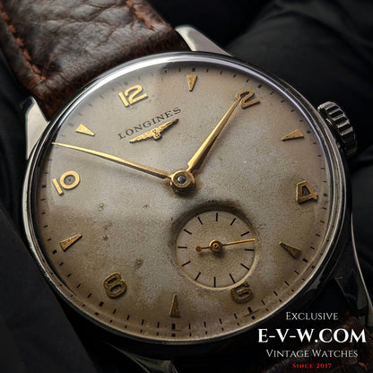 Longines from 1951 with a nice vintage patina on the dila / Cal 12.68Z