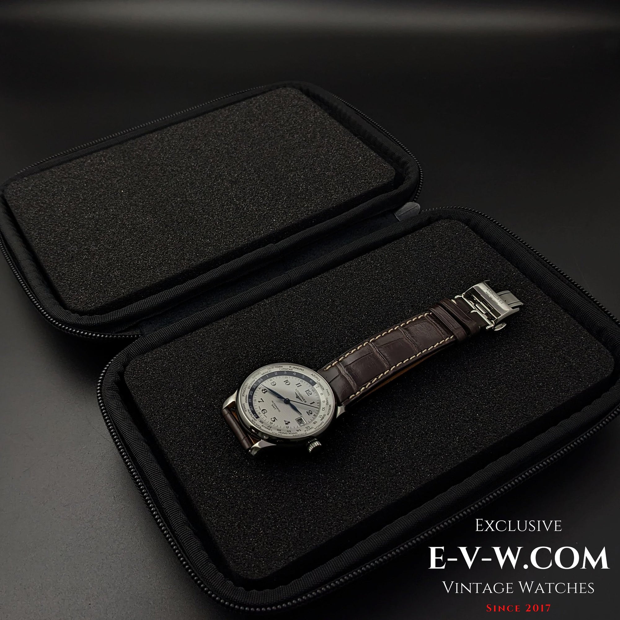 Limited Edition van 77 stuks Longines Master Collection Worldtime "AS 7 Maravilhas Do Mundo Antigo (De 7 wereldwonderen van de oudheid)" / Ref. L2.631.4