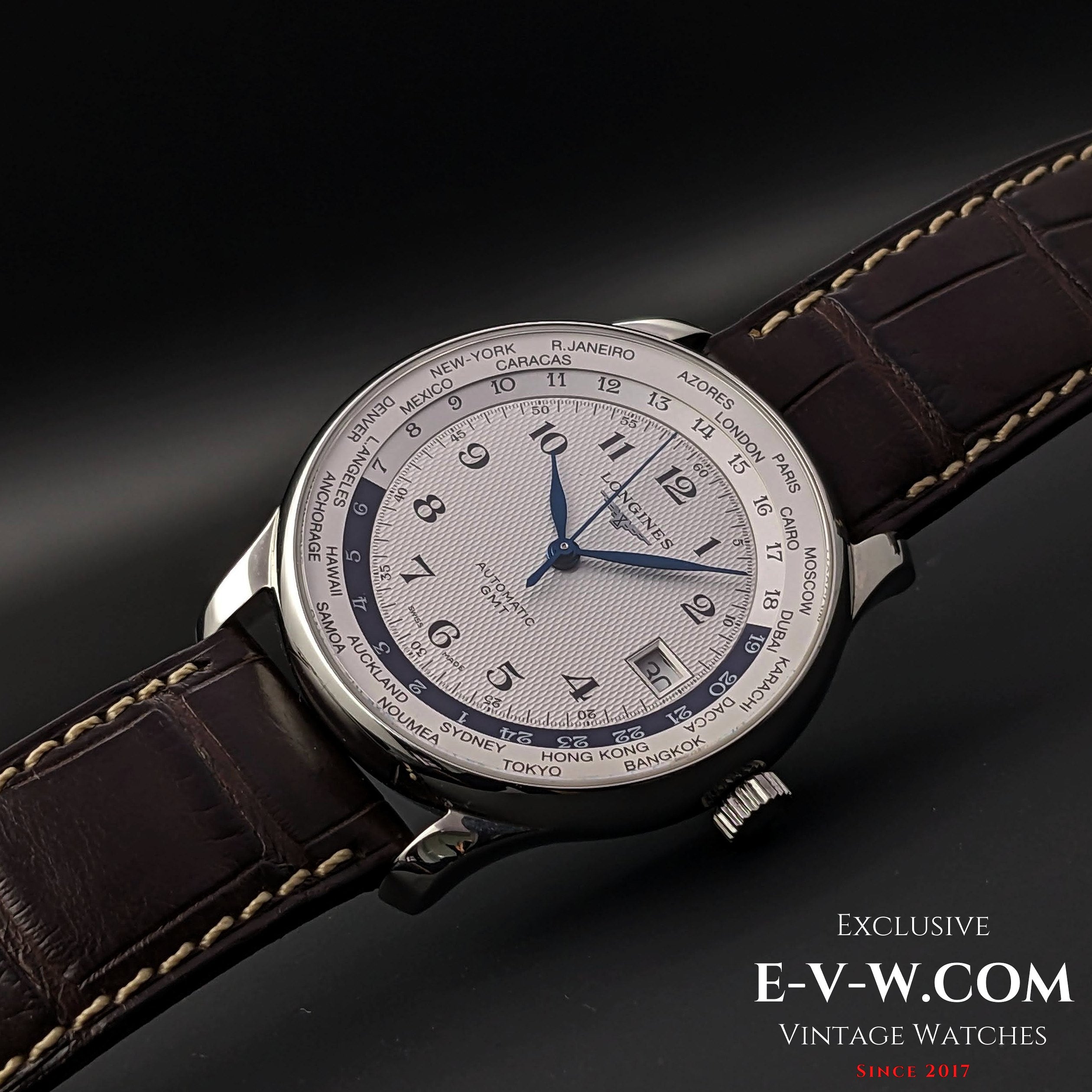 Limited Edition to 77 pcs Longines Master Collection Worldtime