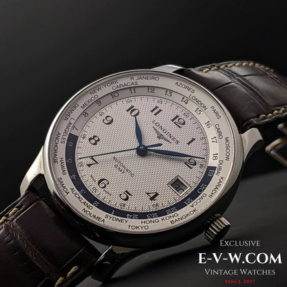 Limited Edition to 77 pcs Longines Master Collection Worldtime "AS 7 Maravilhas Do Mundo Antigo" / Ref .L2.631.4