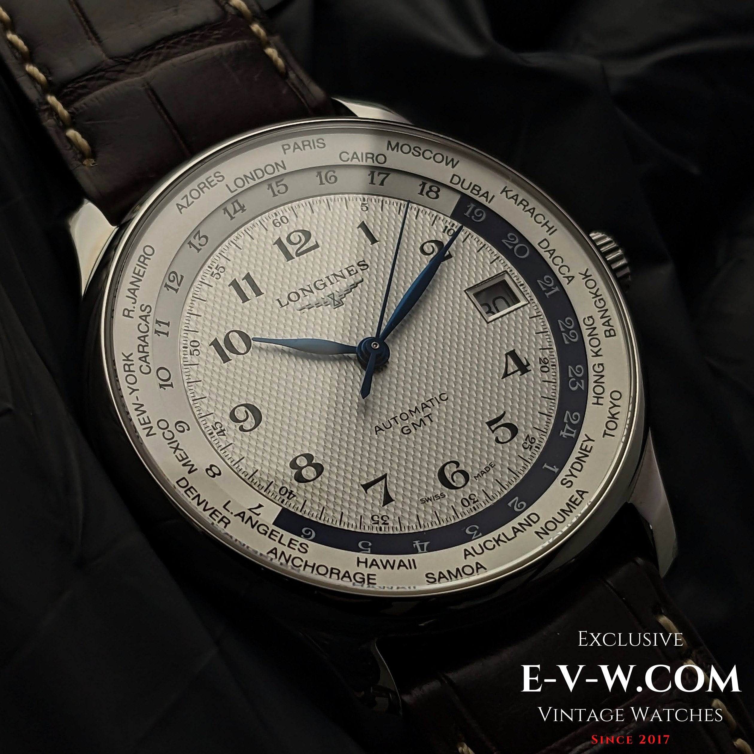 Limited Edition to 77 pcs Longines Master Collection Worldtime