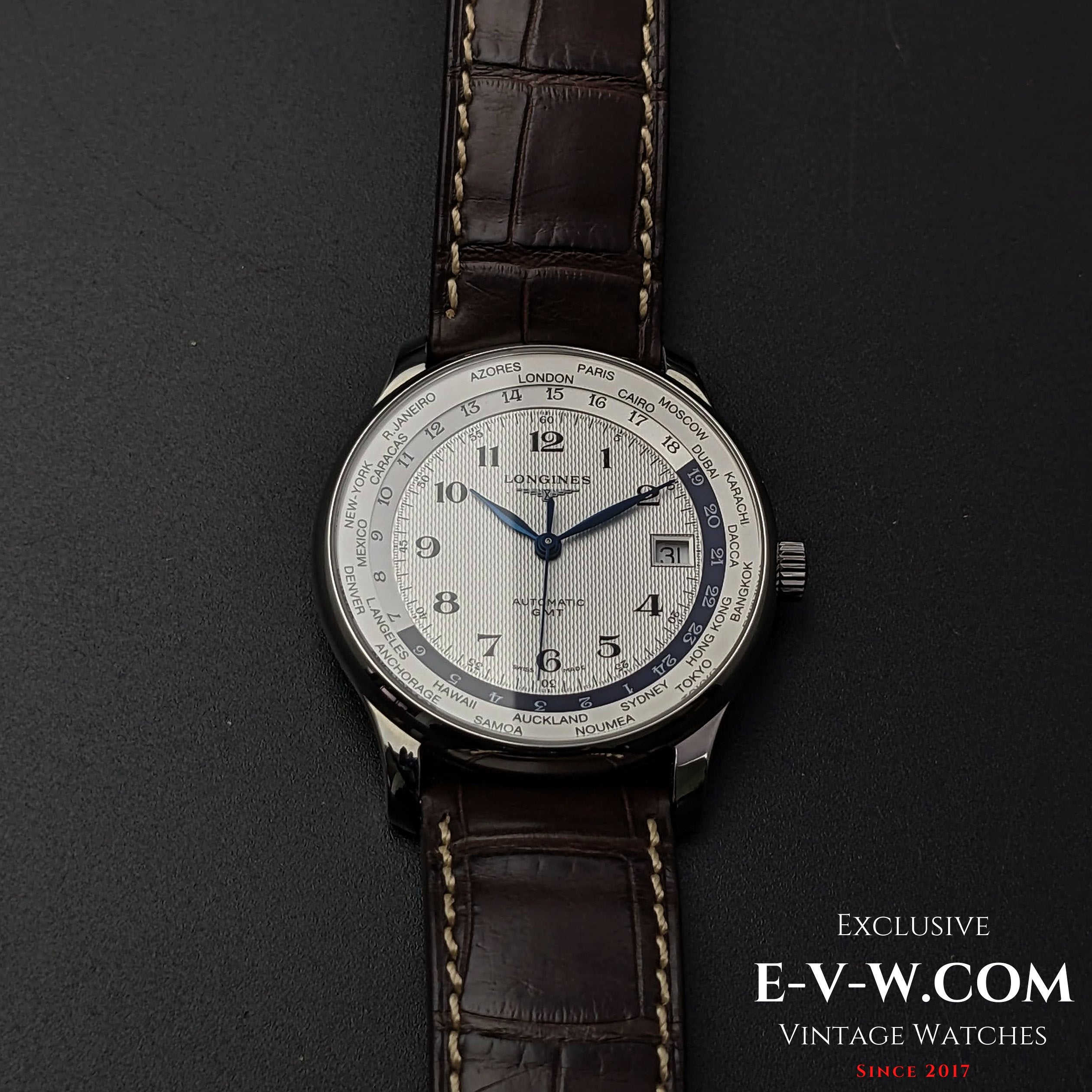 Limited Edition to 77 pcs Longines Master Collection Worldtime