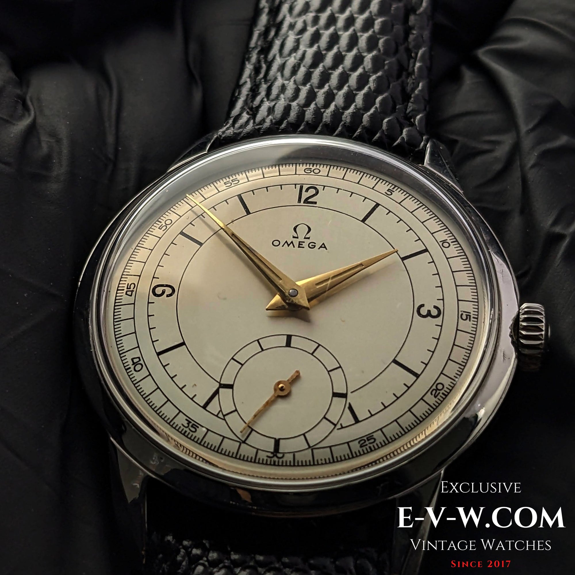 Omega cal 269 (famiglia 30T2) / quadrante Sector / vintage 1963