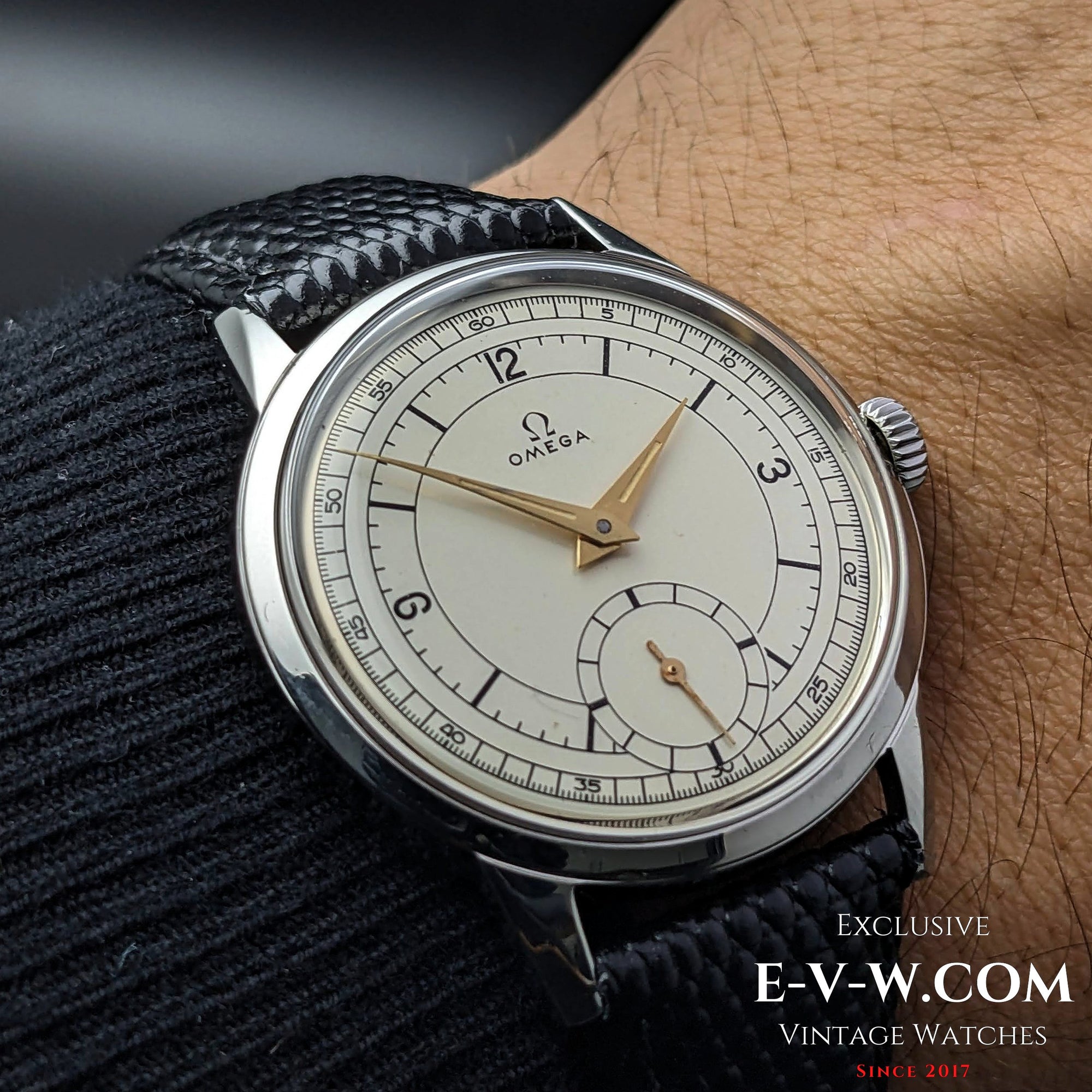 Omega cal 269 (famiglia 30T2) / quadrante Sector / vintage 1963