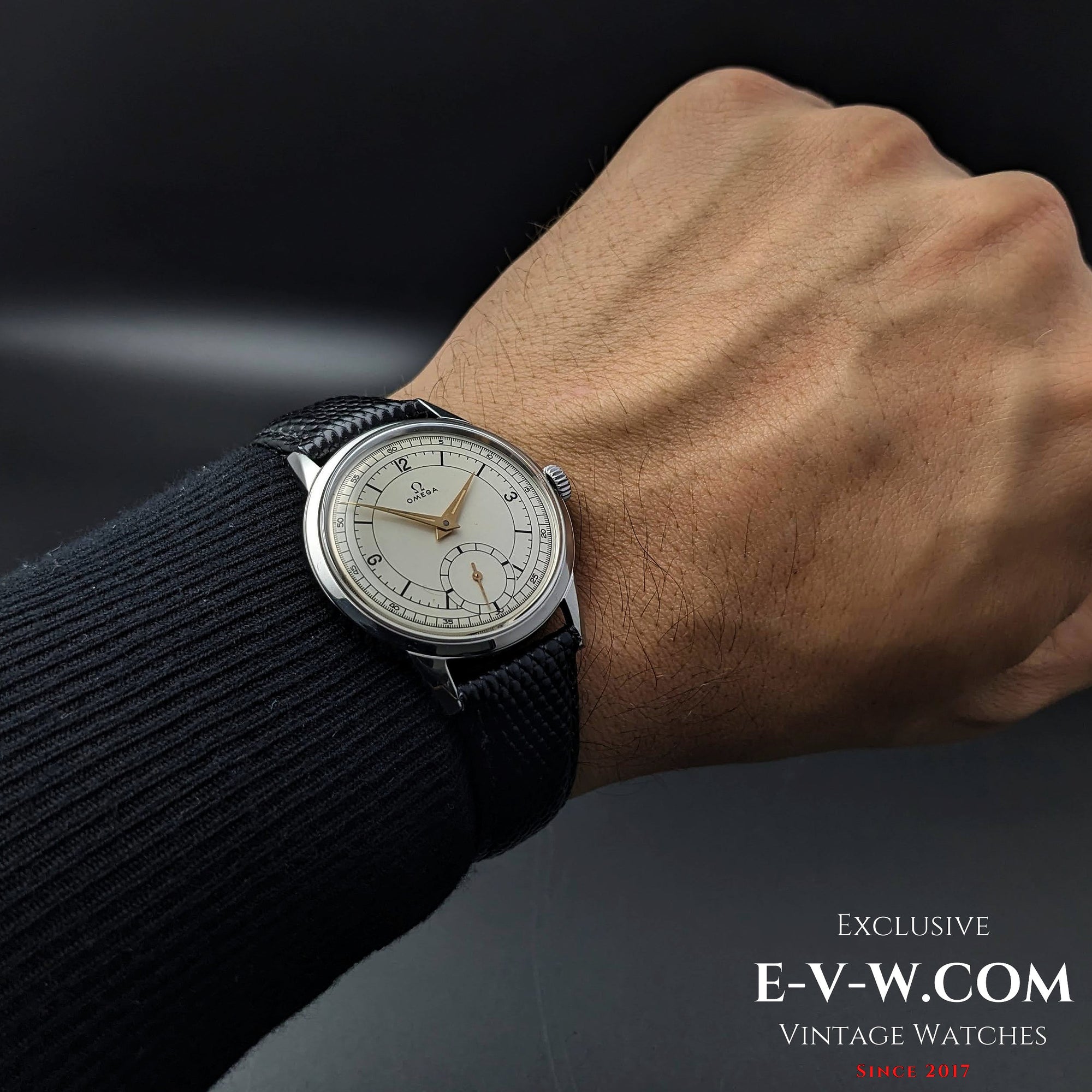 Omega cal 269 (famiglia 30T2) / quadrante Sector / vintage 1963