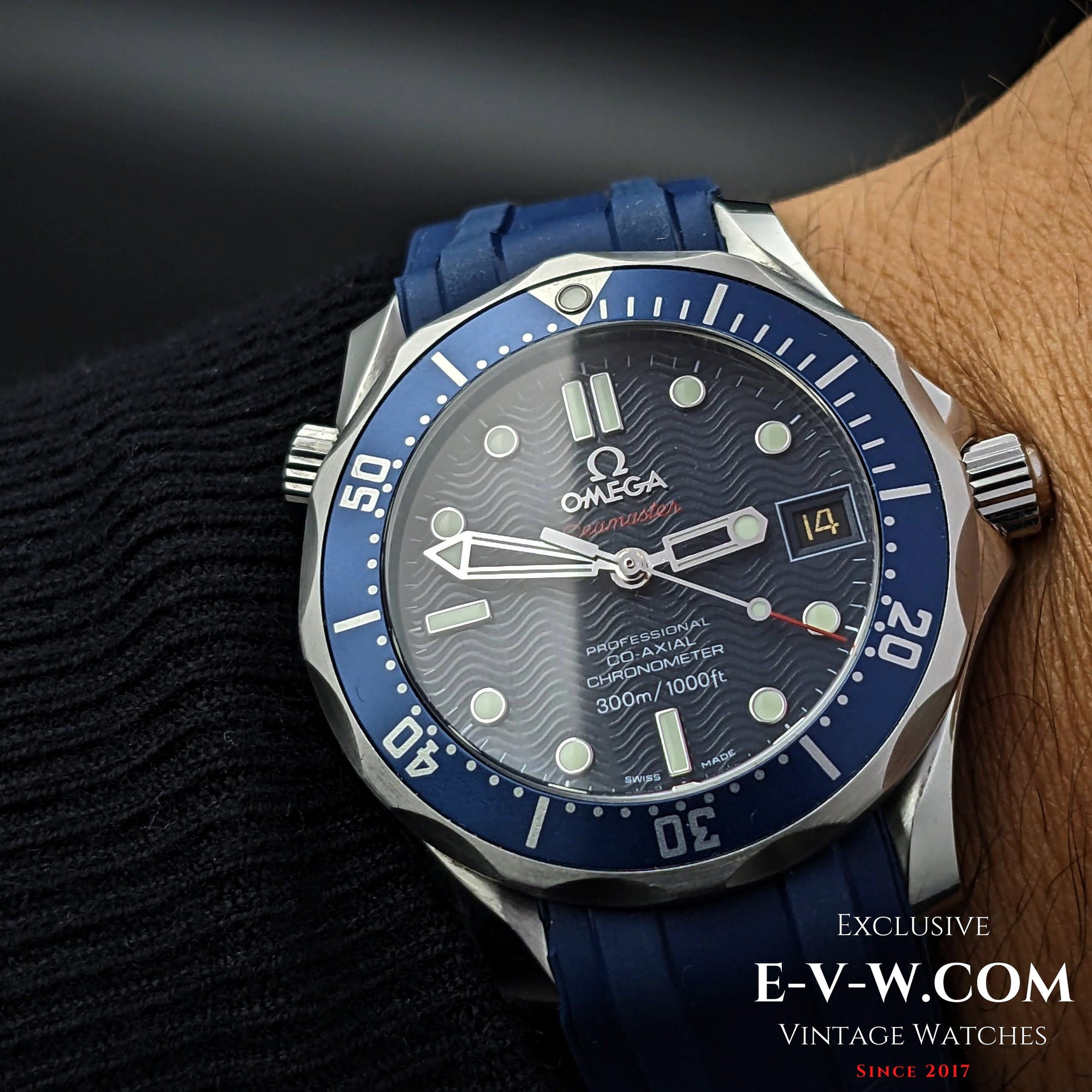 Omega Seamaster Diver 300 M CRONÓMETRO COAXIAL PROFESIONAL 300 M / Inscripción "NOT FOR SALE" en la caja.