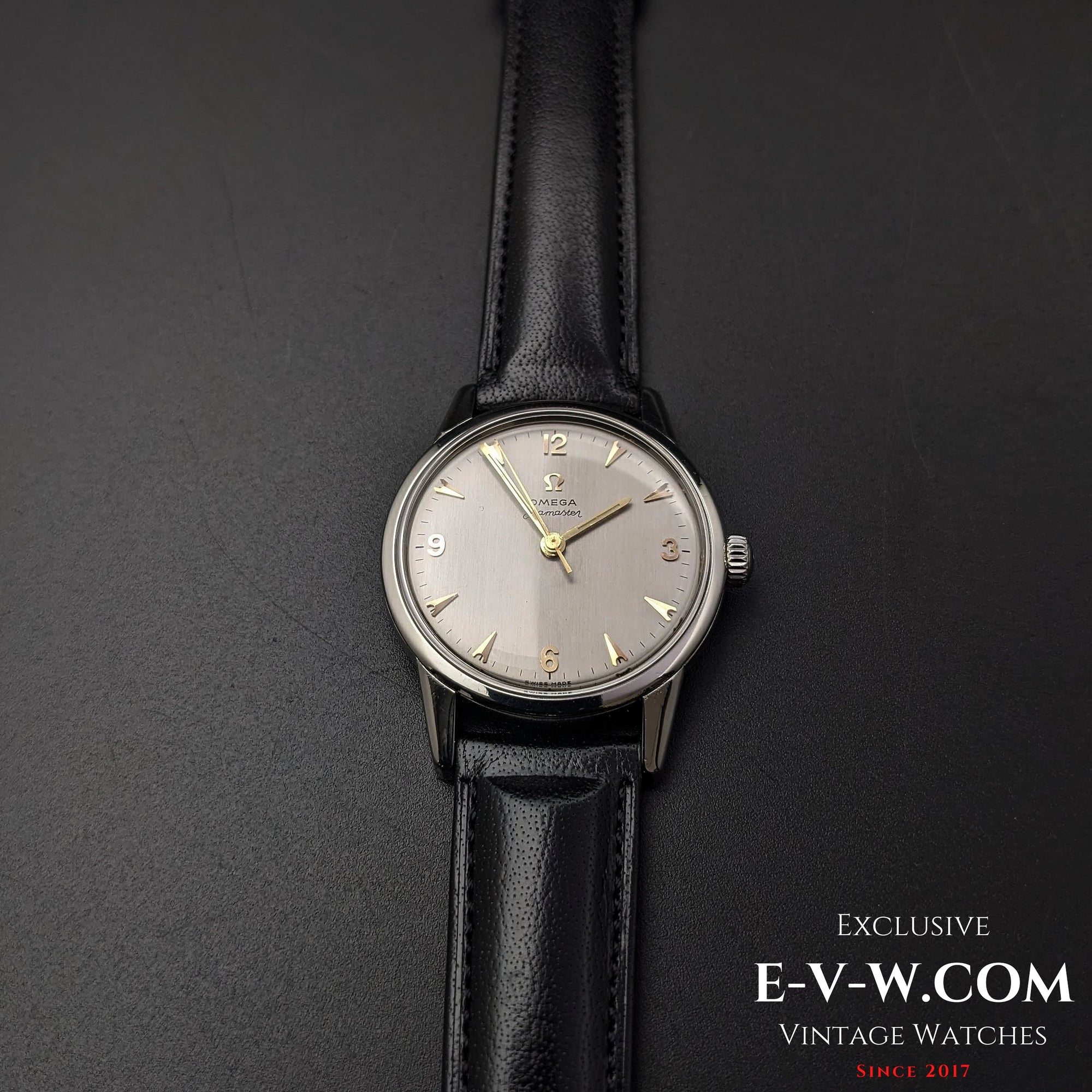 Omega Seamaster, gebürstetes silbernes Zifferblatt / Kaliber 285 (30T2-Familie) / Vintage 1963
