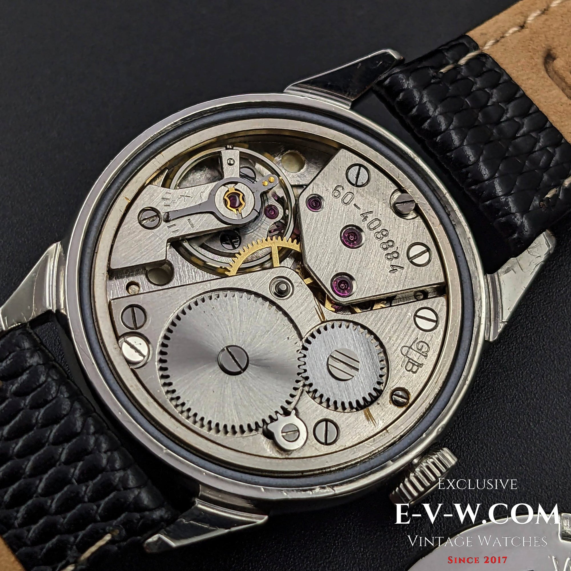 Rare GUB Glashutte SA / cal 60 / Vintage 1950s