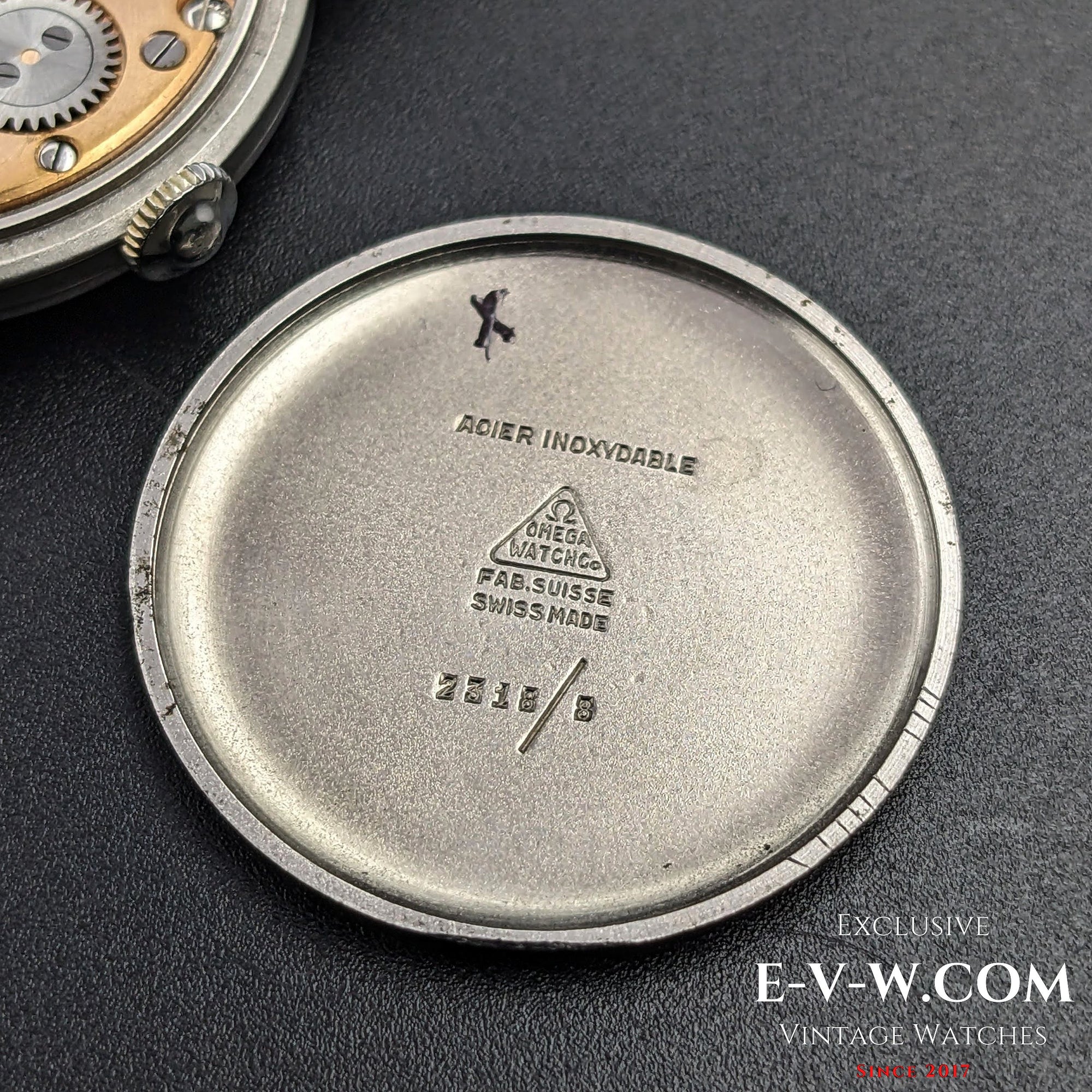 Omega 30T2 PC / Cadran sectoriel / Réf. 2318/8 / Vintage Seconde Guerre mondiale (1943), 80 ans