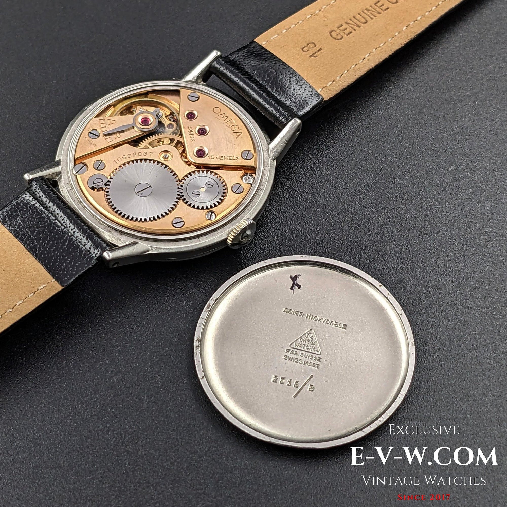 Omega 30T2 PC / Cadran sectoriel / Réf. 2318/8 / Vintage Seconde Guerre mondiale (1943), 80 ans