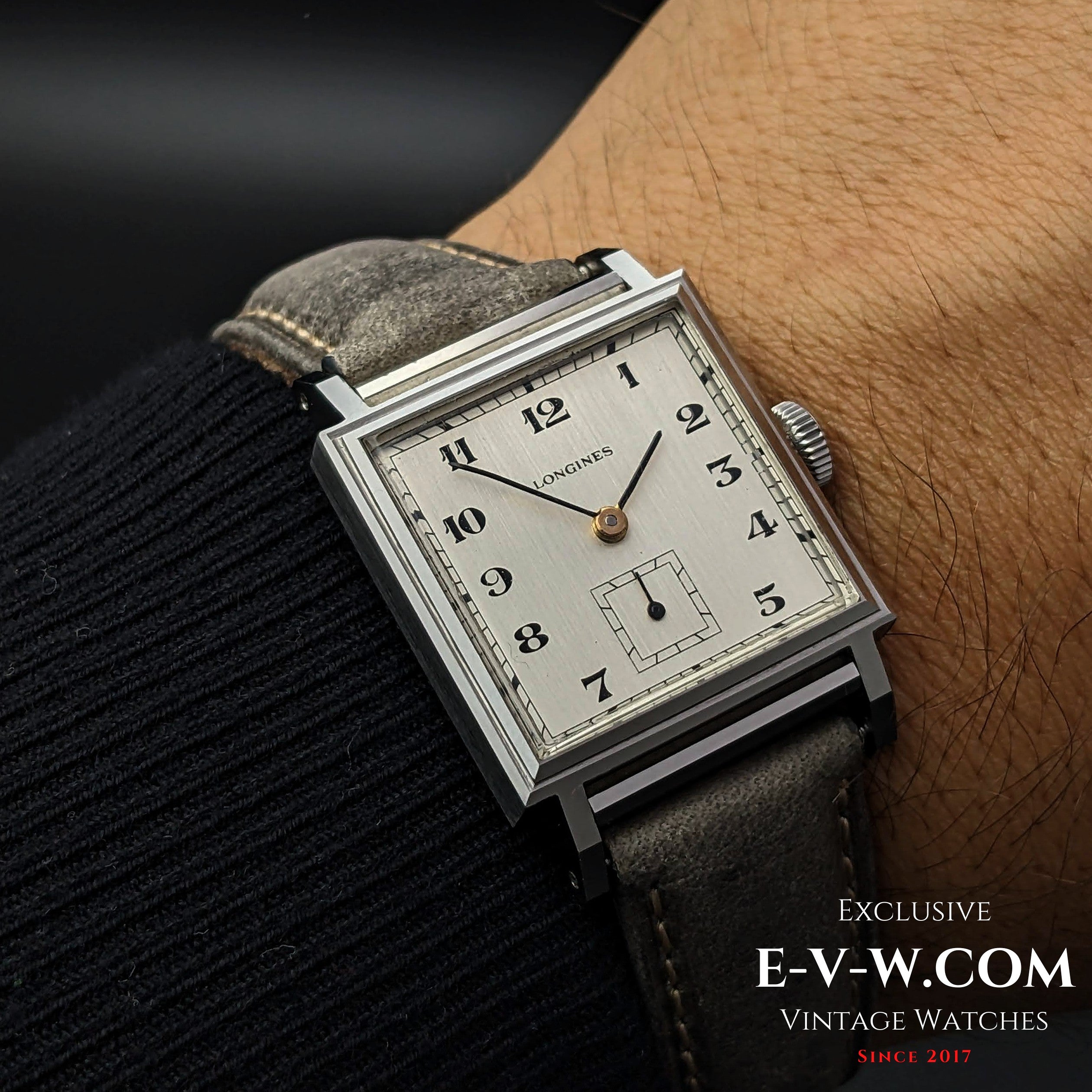 Vintage Longines Square Cal. 23Z Vintage 1940s Exclusive