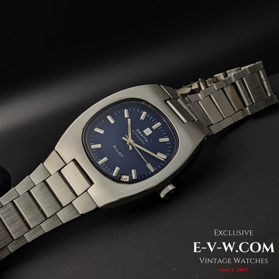 54 Jahre alte Vintage Zenith PILOT Automatik / Ref. 01-0032-382 / Kal. 2572 / Baujahr 1970