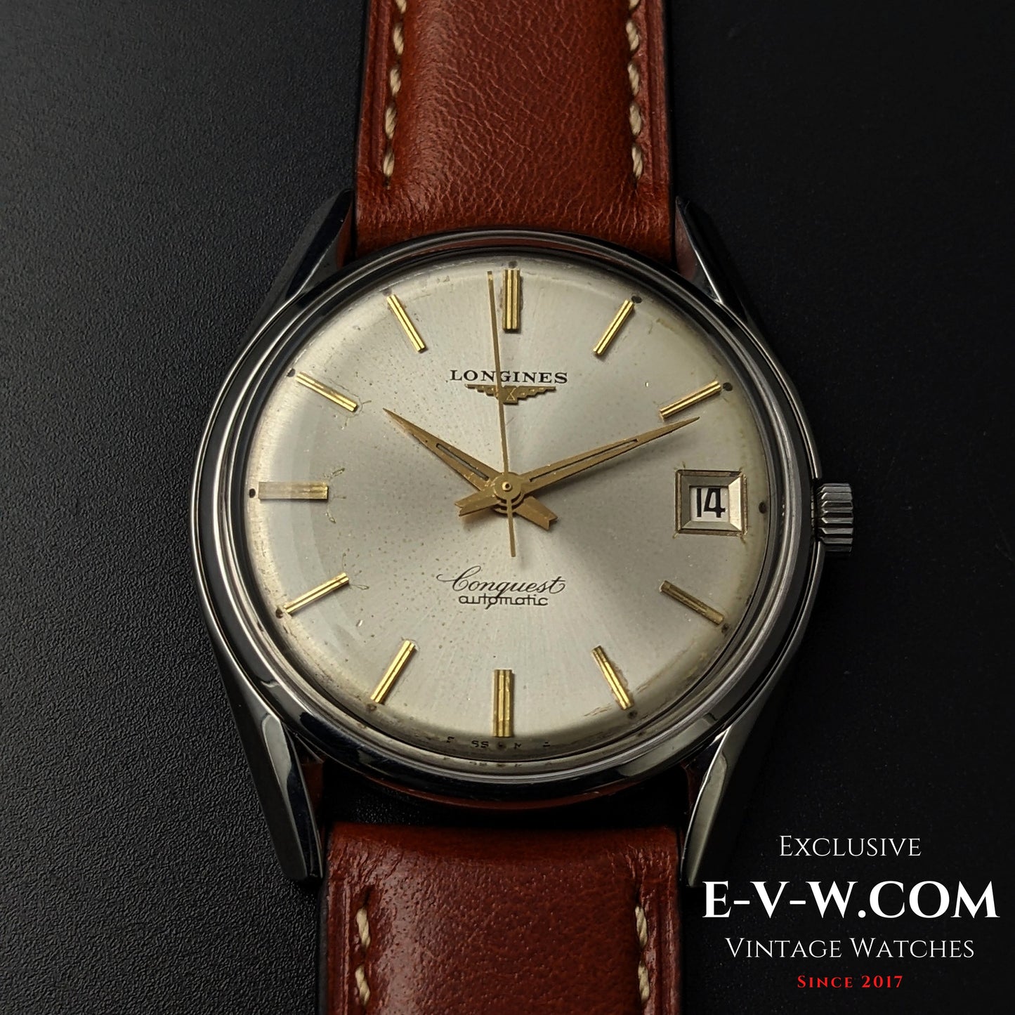 60 Years Old Vintage Longines Conquest Automatic / Ref. 7171 / Cal. 291 / Vintage 196560 Years Old Vintage Longines Conquest Automatic / Ref. 7171 / Cal. 291 / Vintage 196560 Years Old Vintage Longines Conquest Automatic / Ref. 7171 / Cal. 291 / Vintage 1965