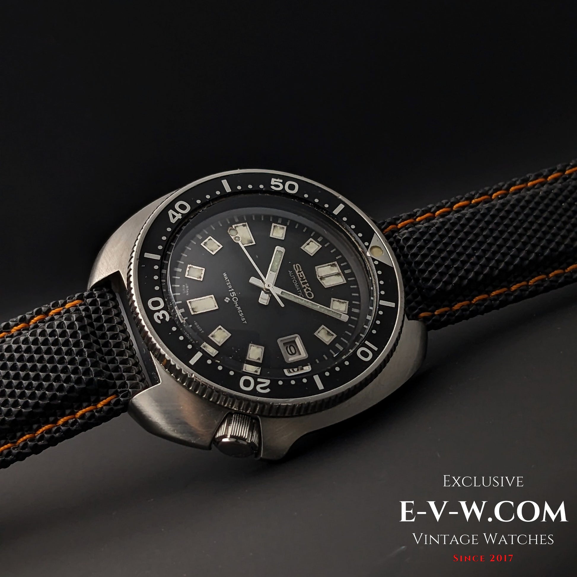 55 Years Old Vintage SEIKO Diver Capitan Willard Automatic Ref. 6105-8110 / Cal. 6105B Vintage 1970