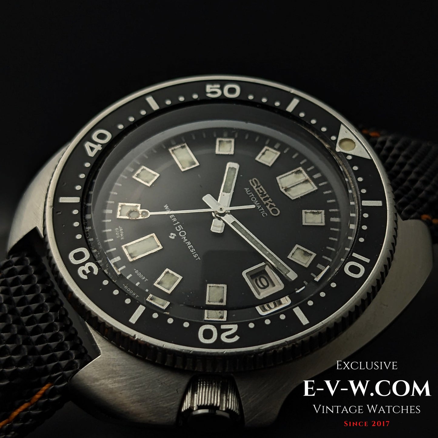55 Years Old Vintage SEIKO Diver Capitan Willard Automatic Ref. 6105-8110 / Cal. 6105B Vintage 1970
