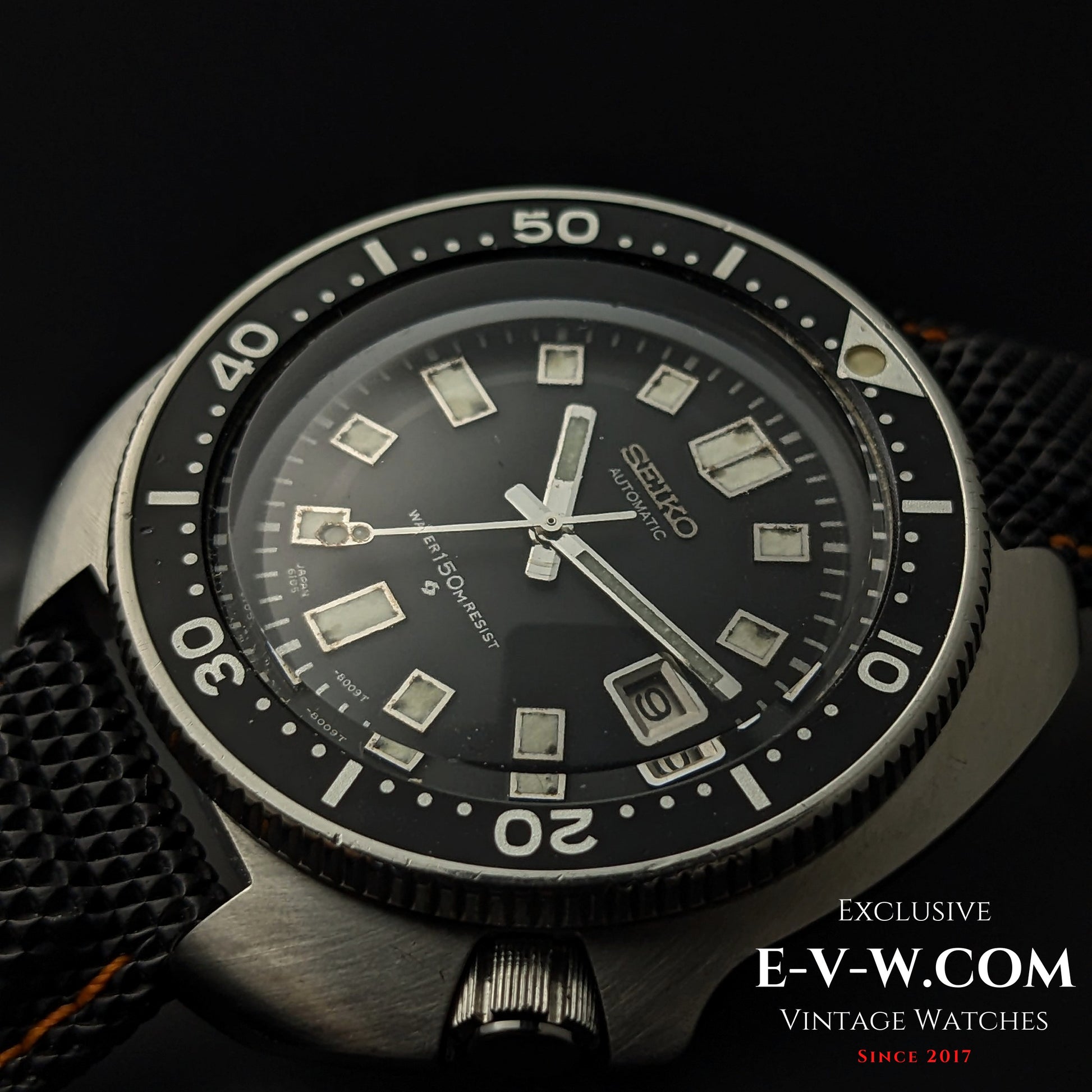 55 Years Old Vintage SEIKO Diver Capitan Willard Automatic Ref. 6105-8110 / Cal. 6105B Vintage 1970