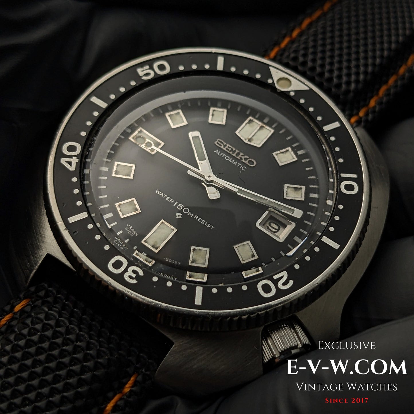 55 Years Old Vintage SEIKO Diver Capitan Willard Automatic Ref. 6105-8110 / Cal. 6105B Vintage 1970