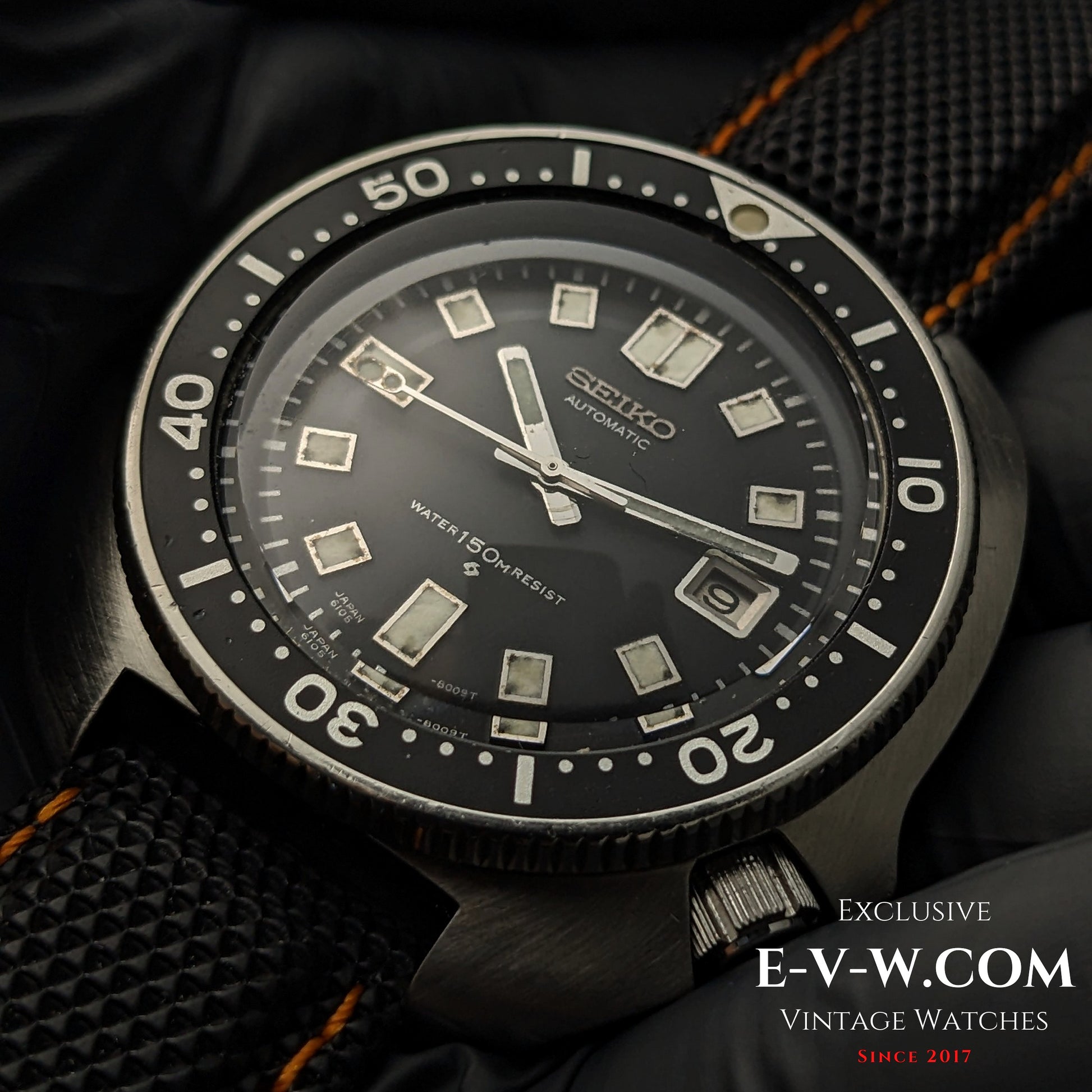 55 Years Old Vintage SEIKO Diver Capitan Willard Automatic Ref. 6105-8110 / Cal. 6105B Vintage 1970