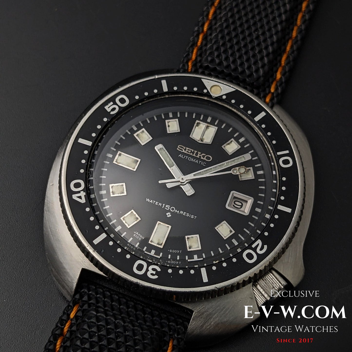 55 Years Old Vintage SEIKO Diver Capitan Willard Automatic Ref. 6105-8110 / Cal. 6105B Vintage 1970