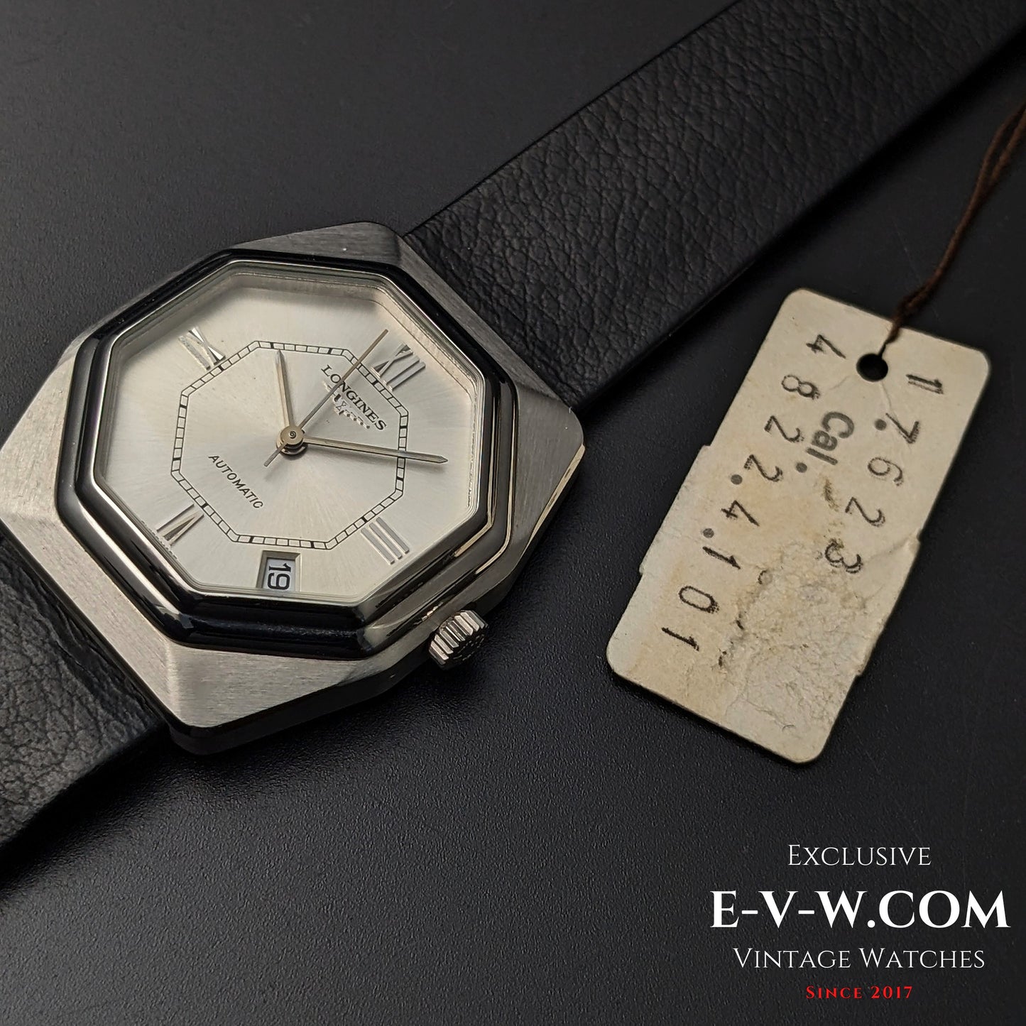 50 Years Old Vintage Longines Automatic / Octagonal / Rare NOS / Ref. 4822 / Cal. 633.1 / Vintage 1975