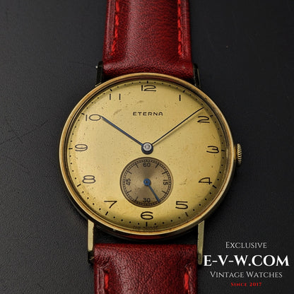 84 Years Old Vintage Eterna 14K Gold / WWII / Cal. 1020 / Vintage 1941