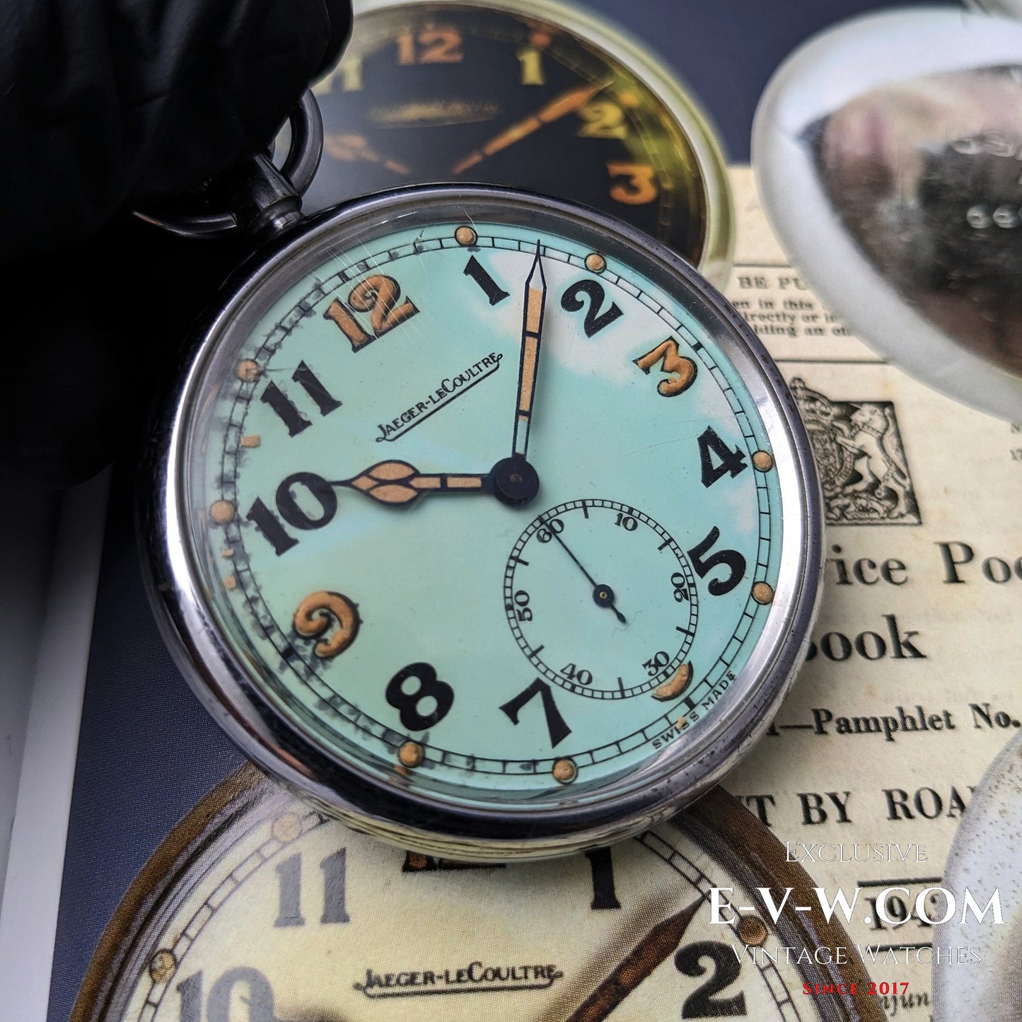 Jaeger-LeCoultre British Army WWII Military G.S.T.P Broad Arrow / Cal. 467 / Vintage 1940 / Serviced