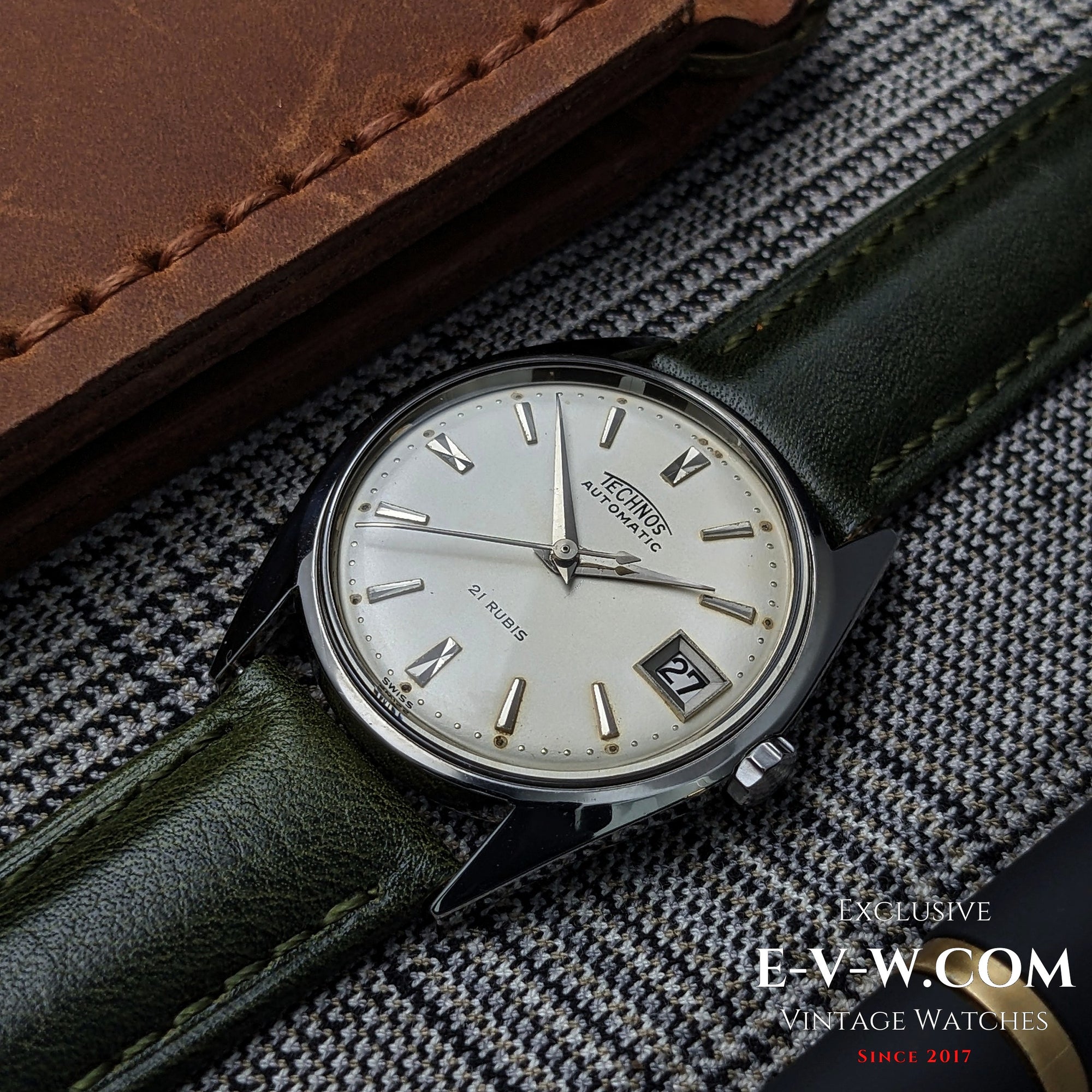 1960s — Technos — Automatic — 2452 — ETA 2452 — Vintage 1960s — Serviced