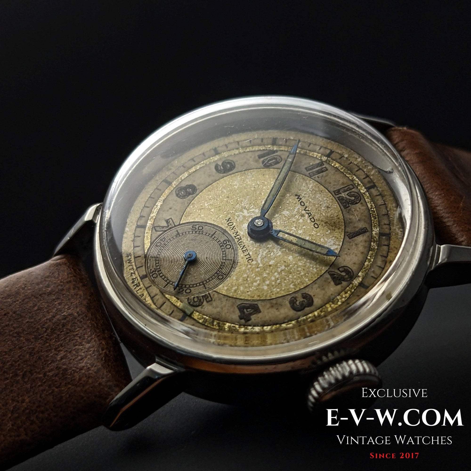 83 anni — Movado — Seconda guerra mondiale — Cal 150MN — Vintage 1942 — Revisionato