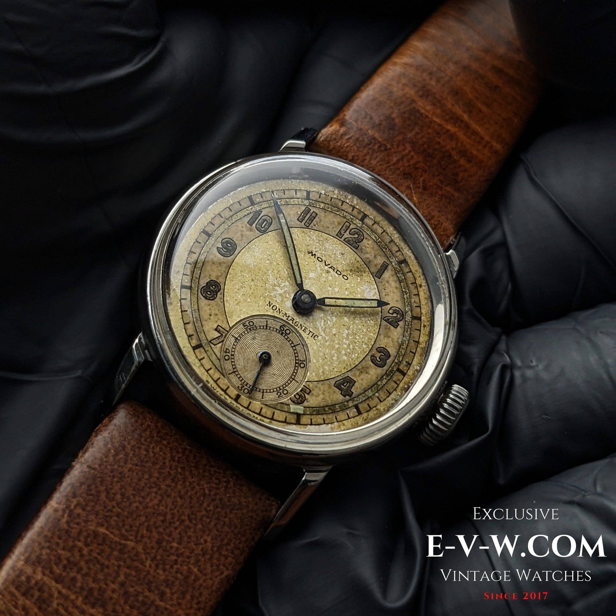 83 anni — Movado — Seconda guerra mondiale — Cal 150MN — Vintage 1942 — Revisionato