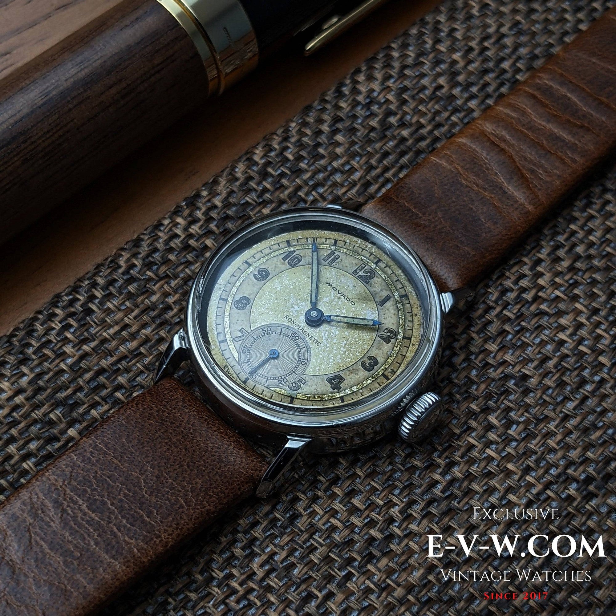 83 anni — Movado — Seconda guerra mondiale — Cal 150MN — Vintage 1942 — Revisionato