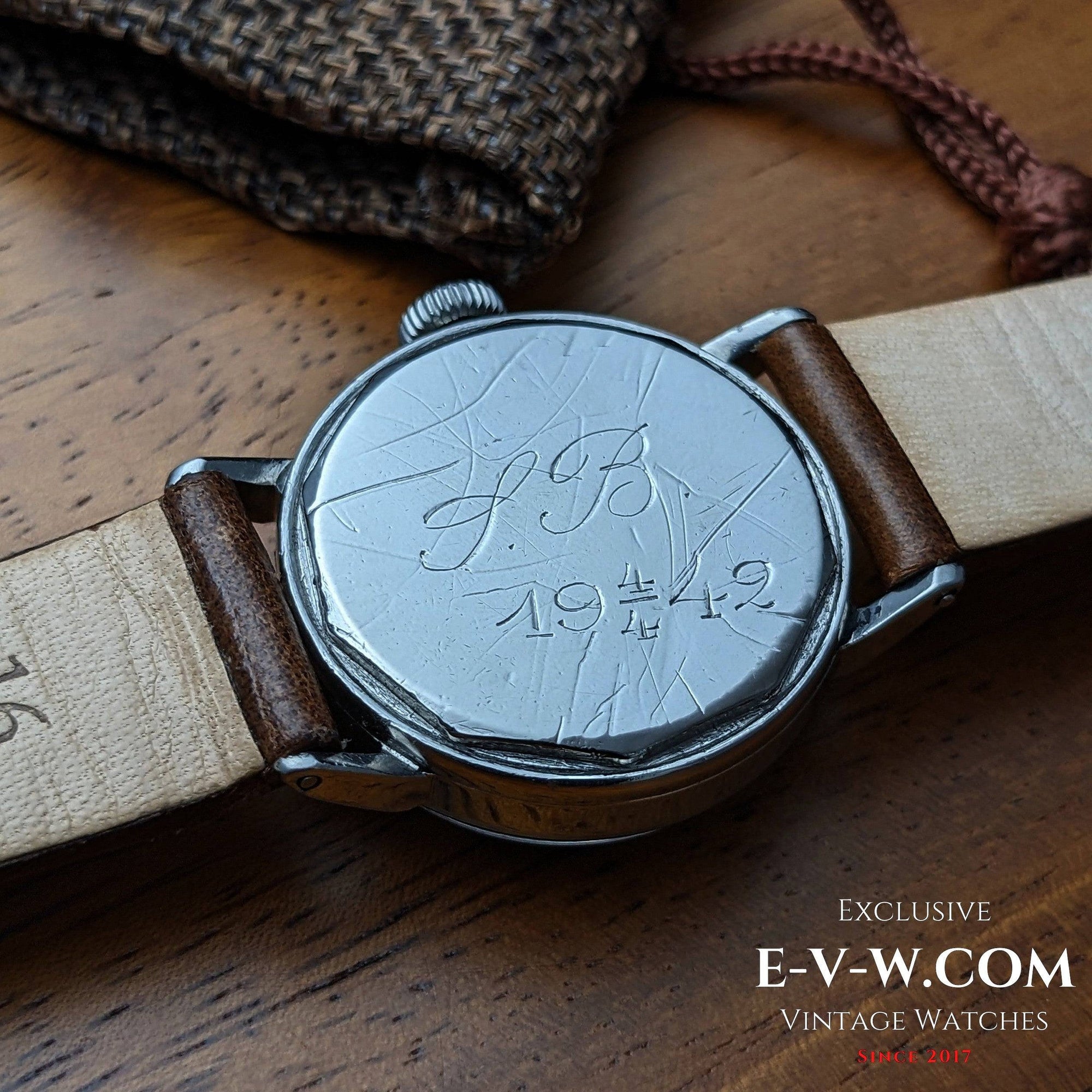 83 anni — Movado — Seconda guerra mondiale — Cal 150MN — Vintage 1942 — Revisionato