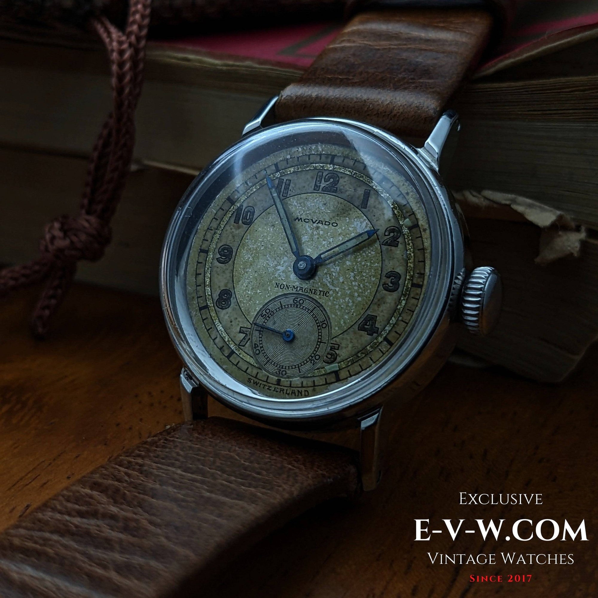 83 anni — Movado — Seconda guerra mondiale — Cal 150MN — Vintage 1942 — Revisionato
