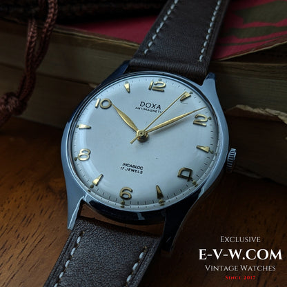 1950s — DOXA — Antimagnetic — Cal. 380 FFR — Vintage 1950s — Serviced