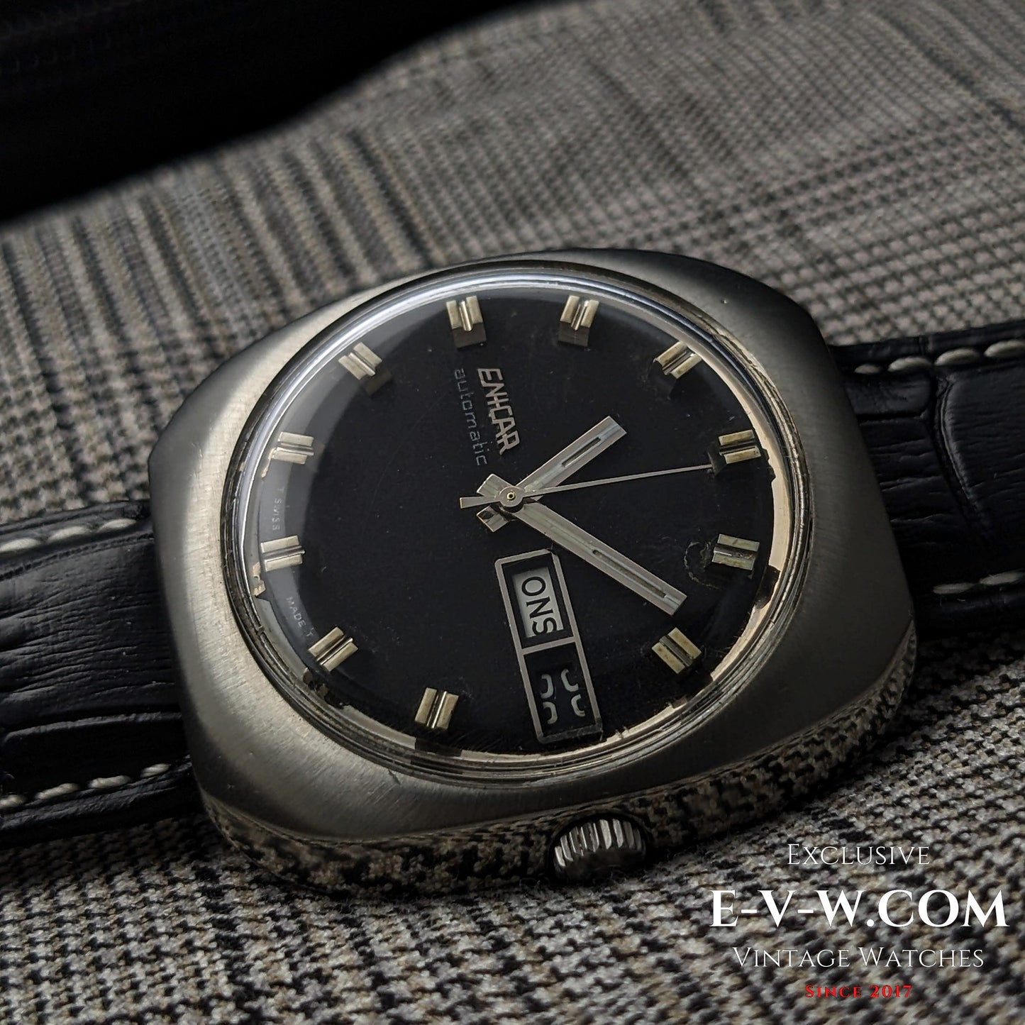 80s Years Old — Enicar Day-Date | Ref. 147-01-13 | Cal. AR 1147 | Vintage 1970 | Serviced
