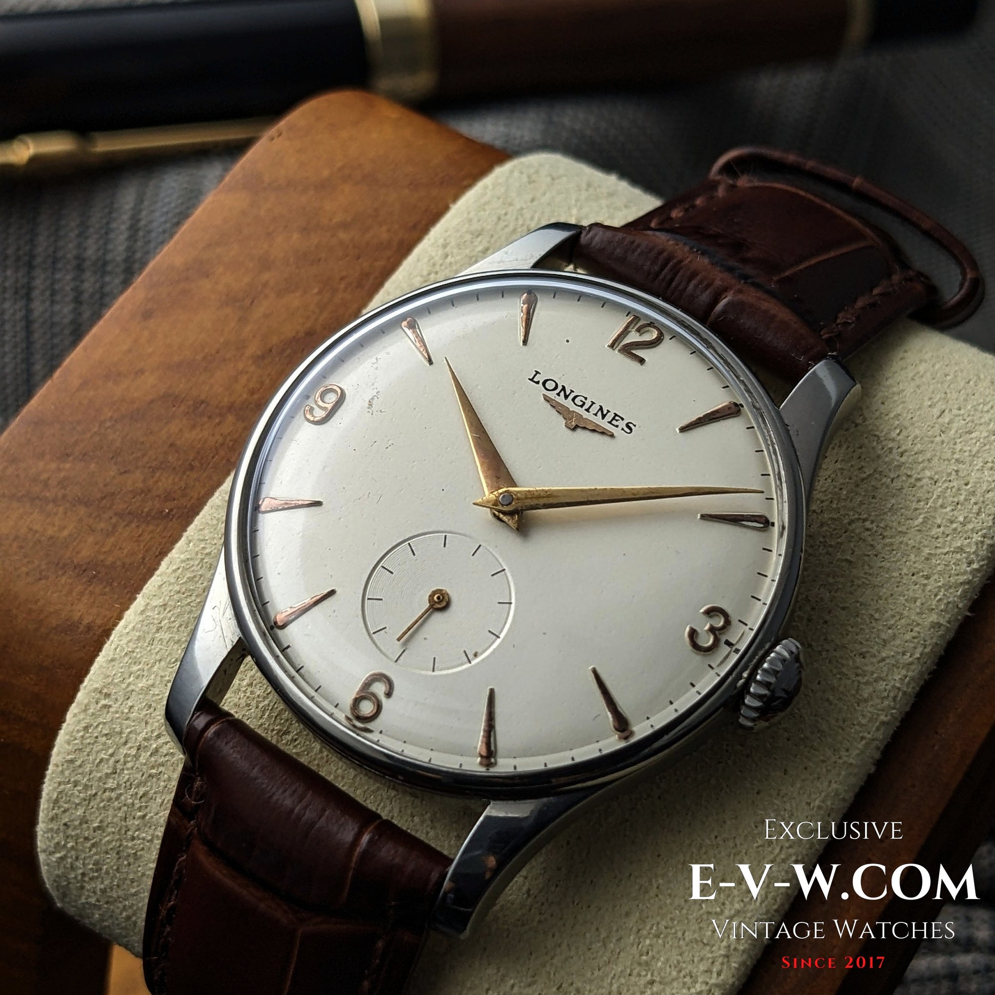 68 Jahre alte LONGINES Calatrava – Ref. 5356-35 – Kal. 12.68Z – Baujahr 1957 – gewartet