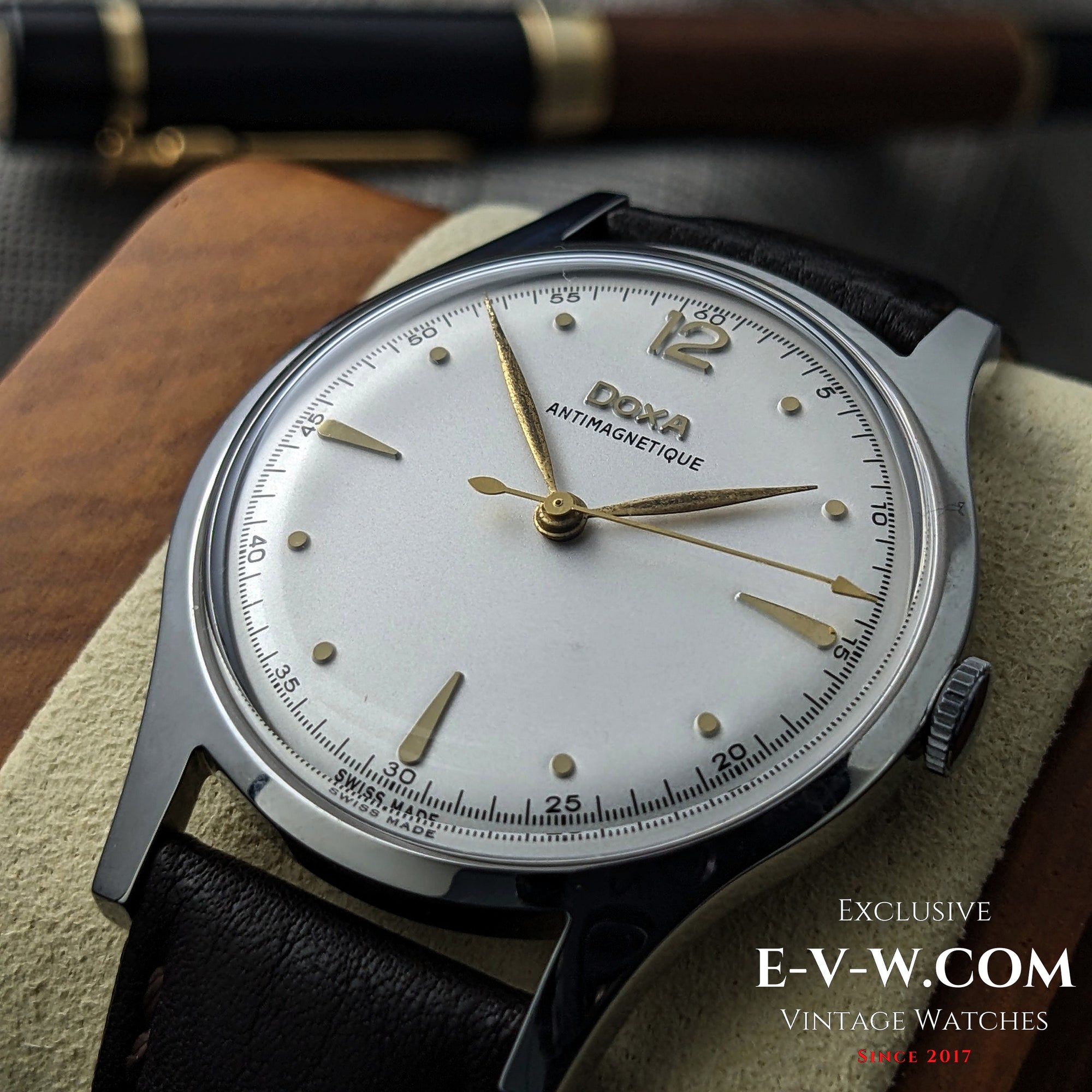Jaren 1950 — Doxa Antimagnetique Jumbo 38mm | Kaliber 1147 | Vintage | Onderhouden