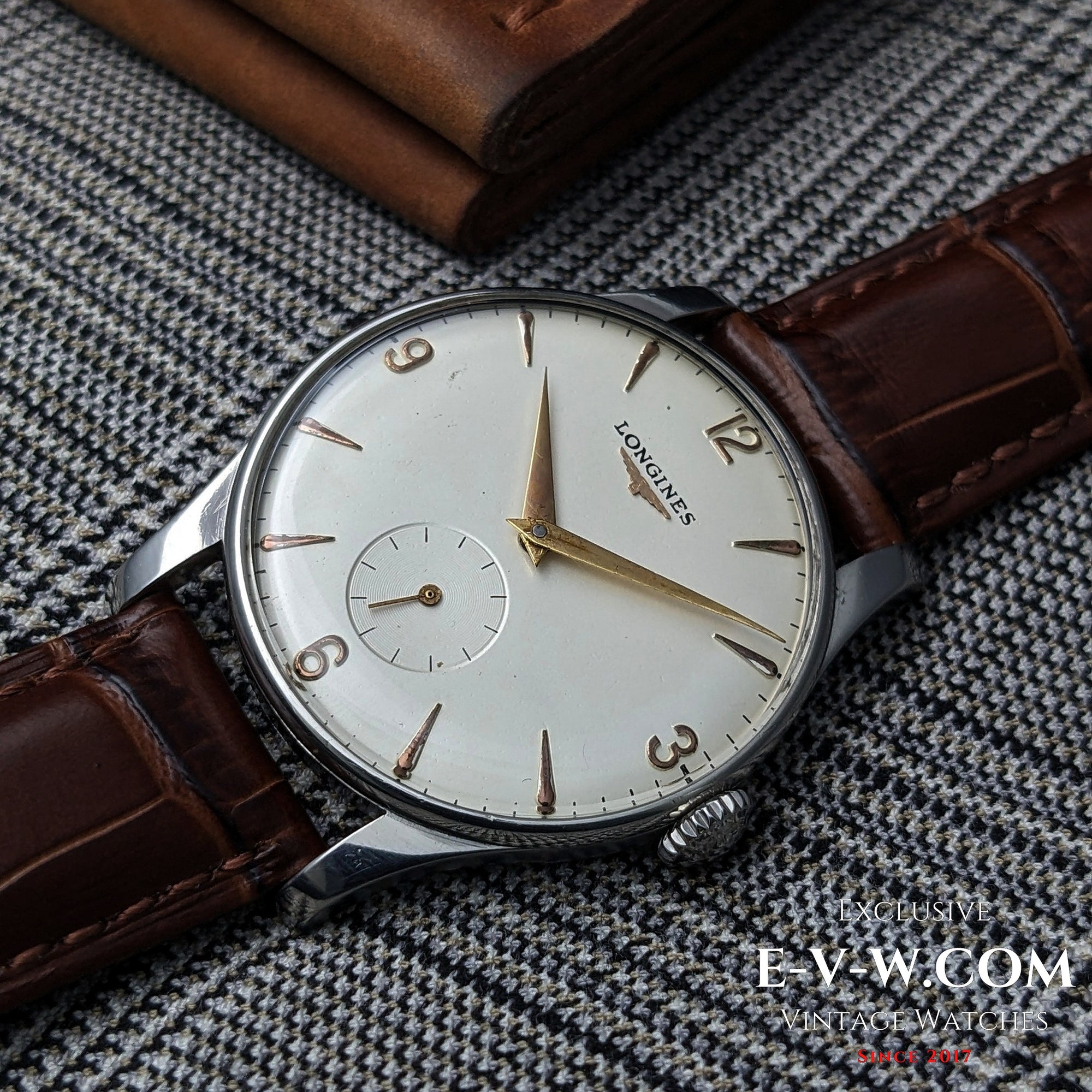 68 Jahre alte LONGINES Calatrava – Ref. 5356-35 – Kal. 12.68Z – Baujahr 1957 – gewartet