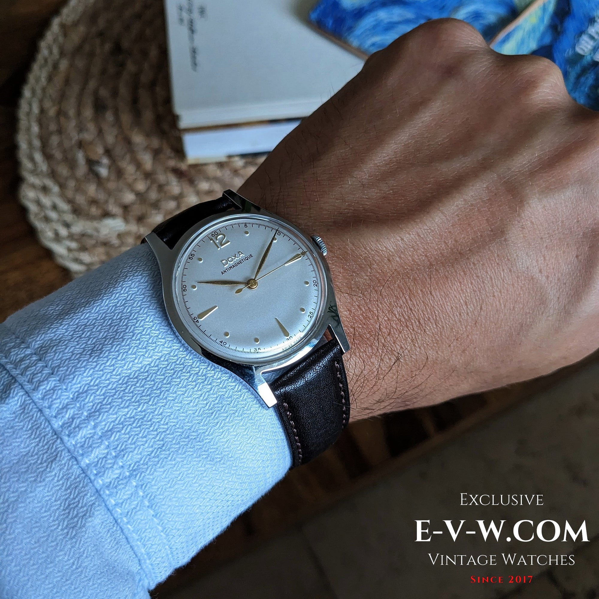 Jaren 1950 — Doxa Antimagnetique Jumbo 38mm | Kaliber 1147 | Vintage | Onderhouden